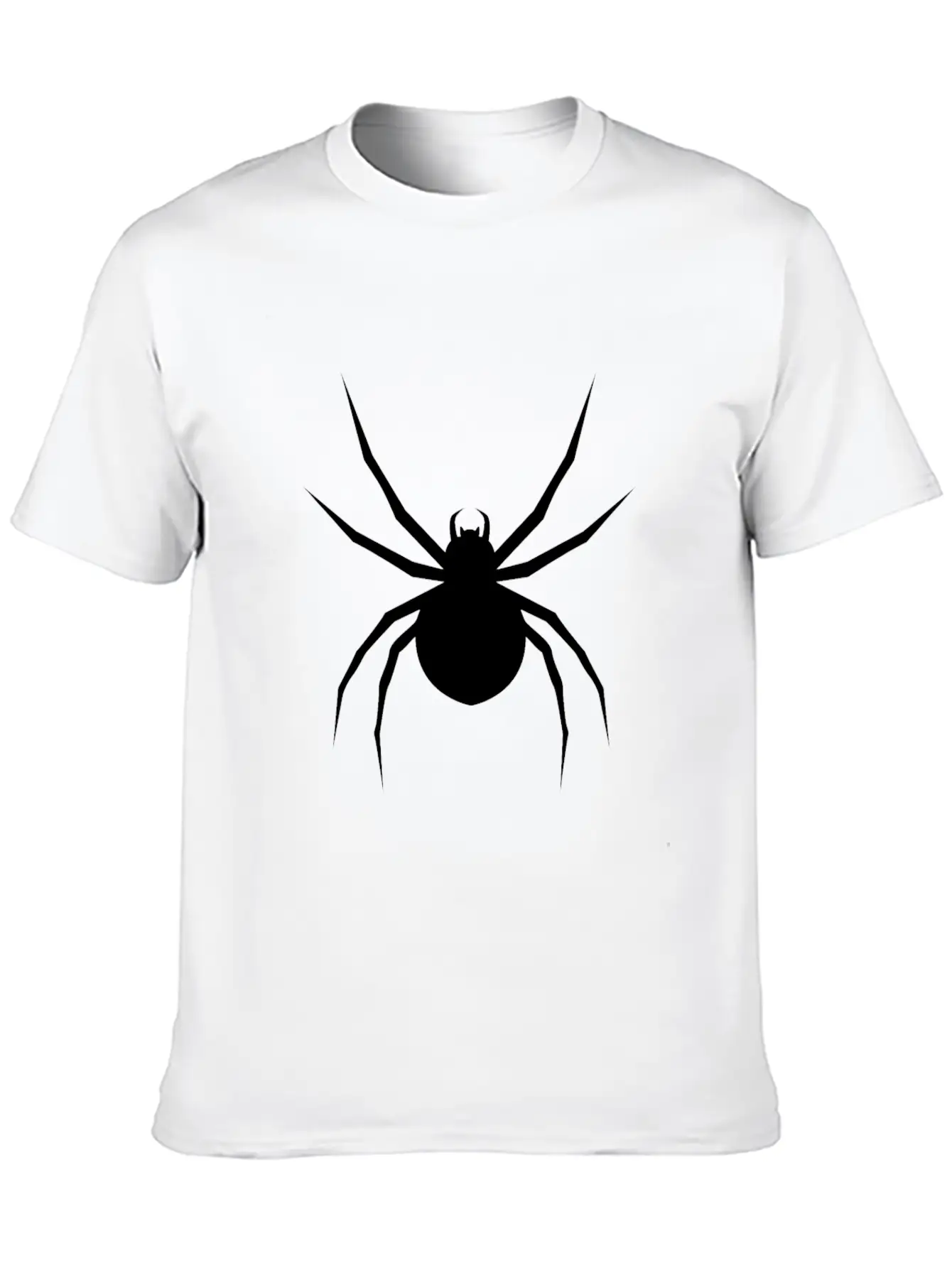 White Spider Eight Legs Scary Halloween Gift Breathable Graphic T-Shirt – Perfect For Casual Days