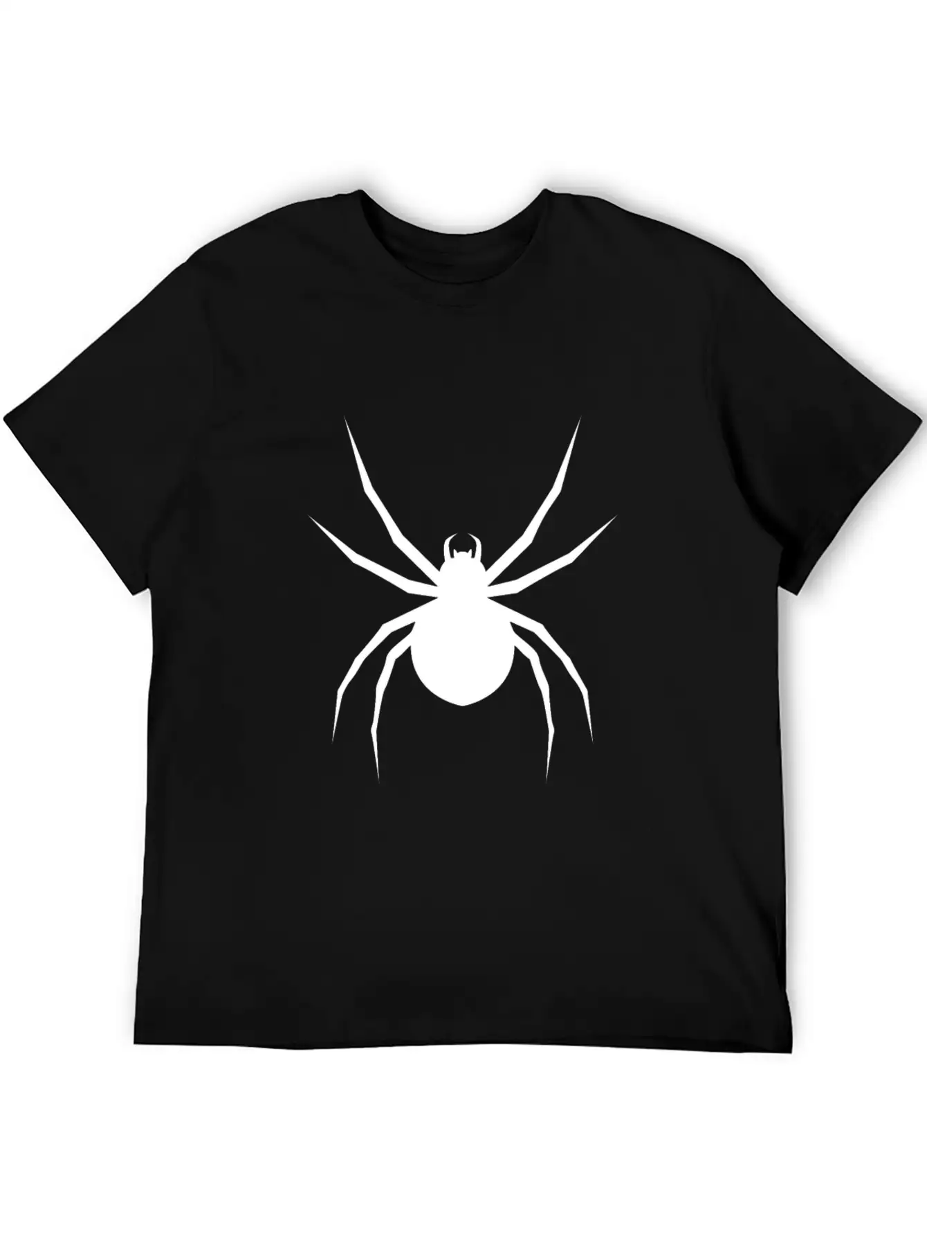 White Spider Eight Legs Scary Halloween Gift Breathable Graphic T-Shirt – Perfect For Casual Days