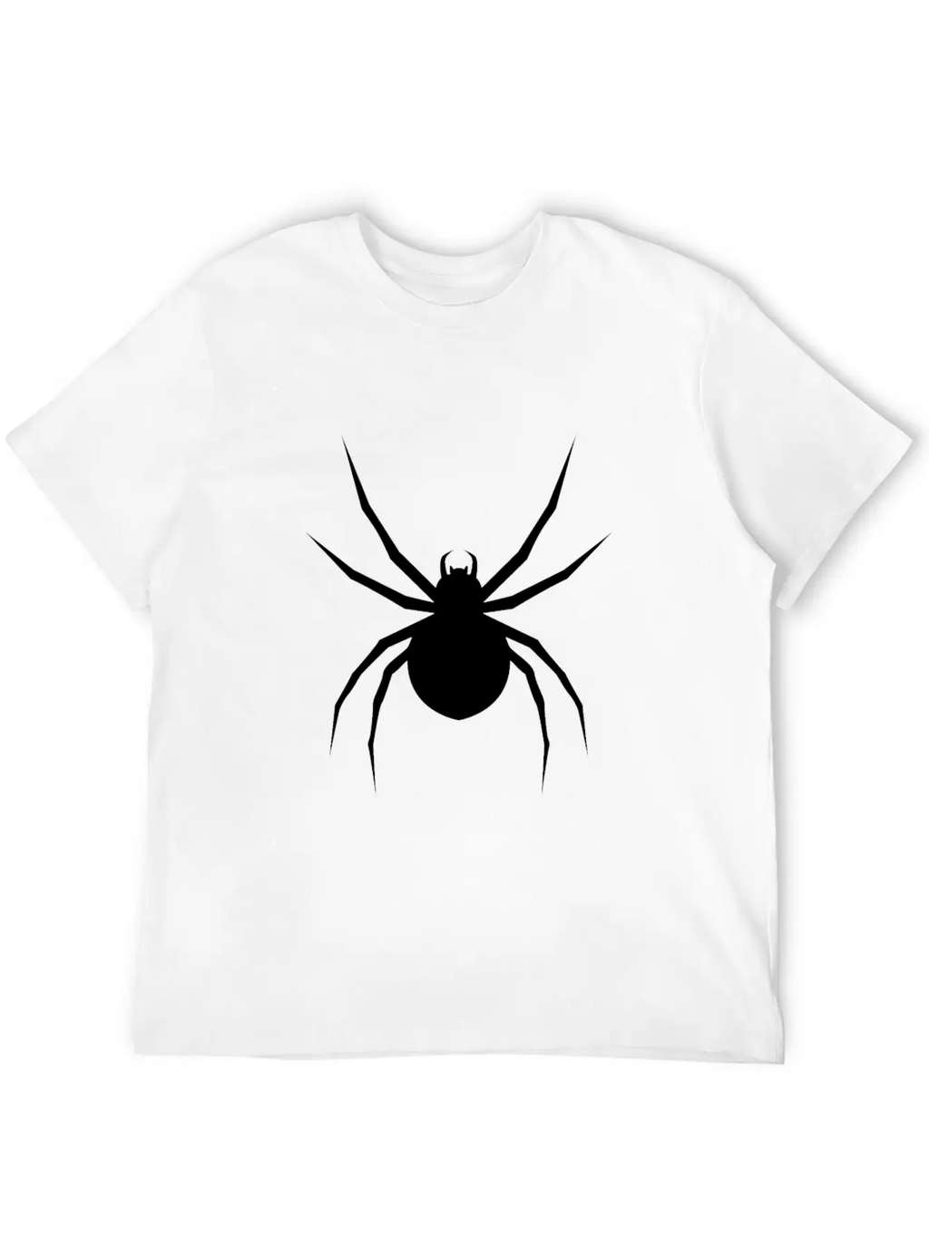 White Spider Eight Legs Scary Halloween Gift Breathable Graphic T-Shirt – Perfect For Casual Days