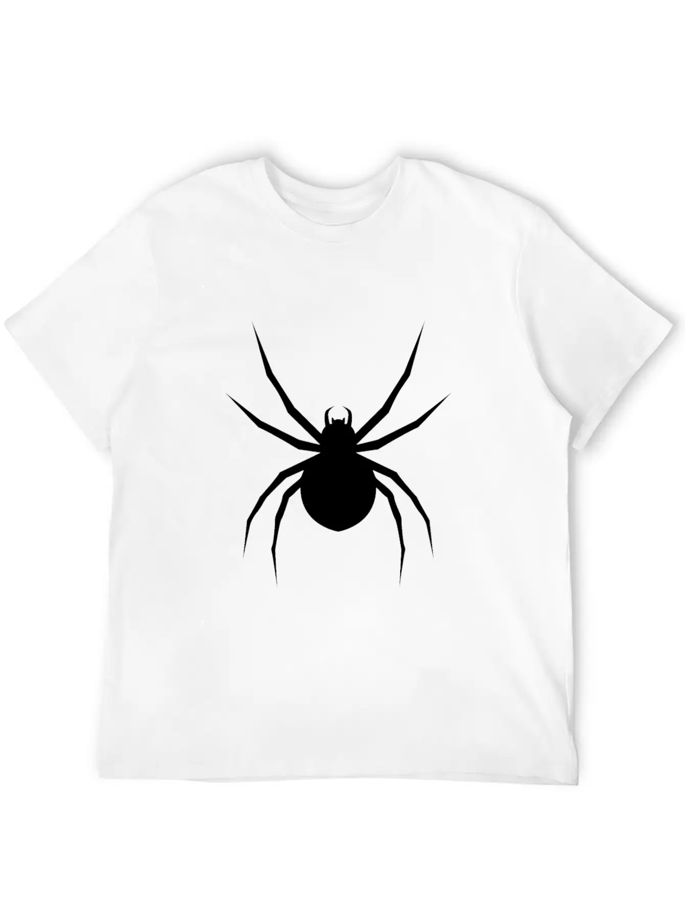 White Spider Eight Legs Scary Halloween Gift Breathable Graphic T-Shirt – Perfect For Casual Days