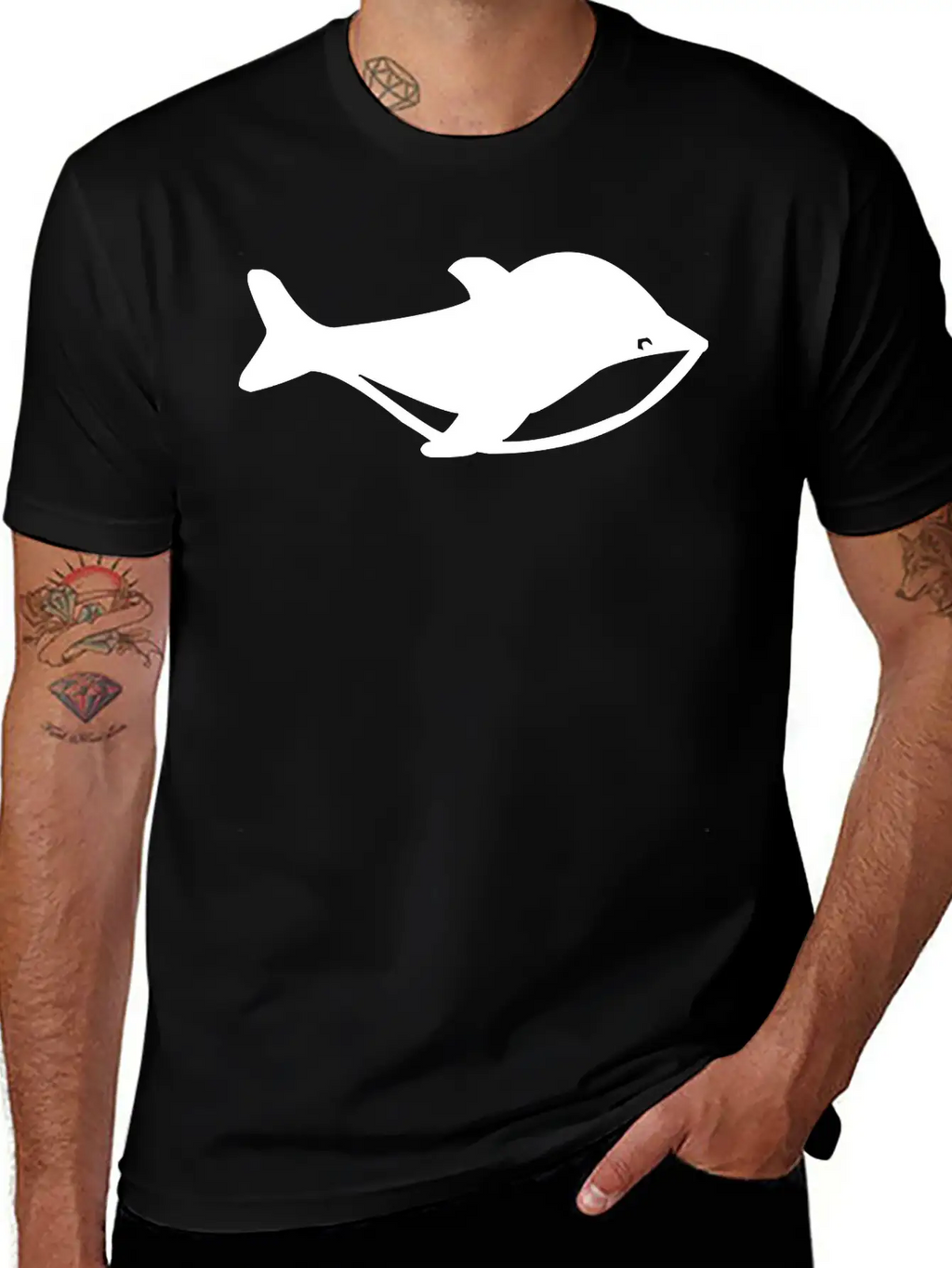 White Whale Basic Graphic T-Shirt – Daily Comfort In Soft Cotton