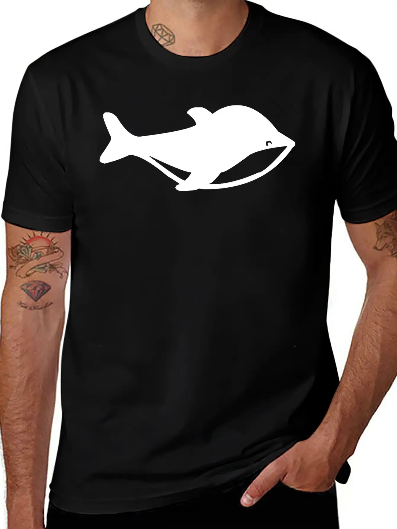 White Whale Basic Graphic T-Shirt – Daily Comfort In Soft Cotton
