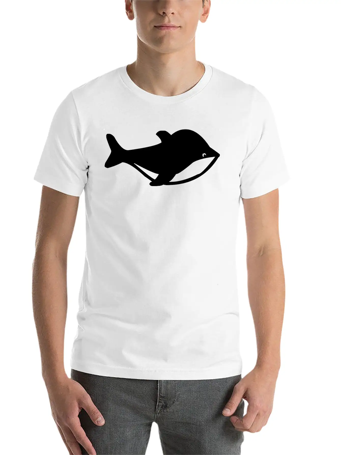 White Whale Basic Graphic T-Shirt – Daily Comfort In Soft Cotton