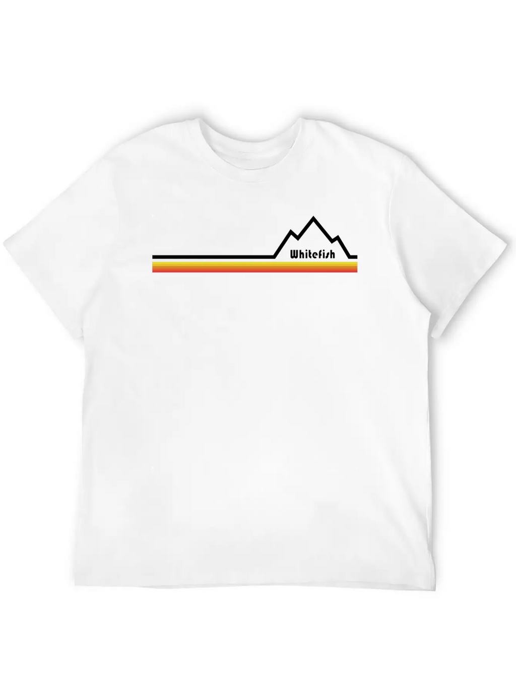 Whitefish Montana Relaxed Everyday Tee – Lightweight And Durable Cotton