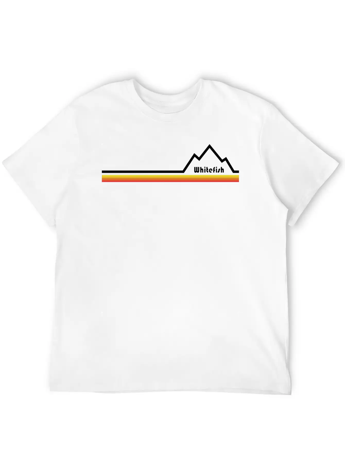 Whitefish Montana Relaxed Everyday Tee – Lightweight And Durable Cotton