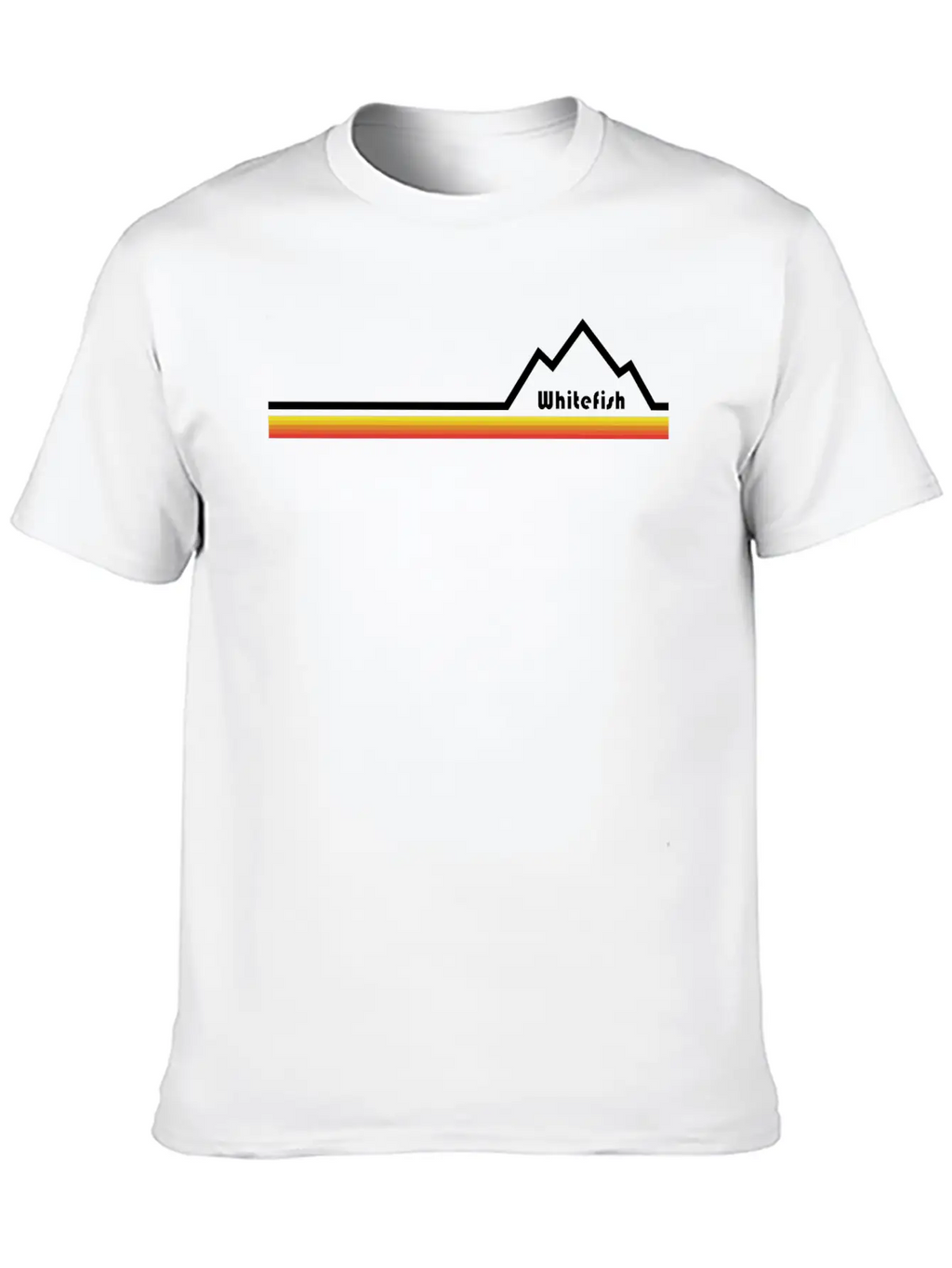 Whitefish Montana Relaxed Everyday Tee – Lightweight And Durable Cotton