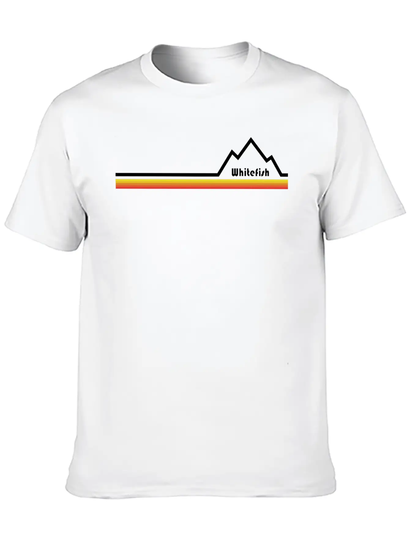 Whitefish Montana Relaxed Everyday Tee – Lightweight And Durable Cotton