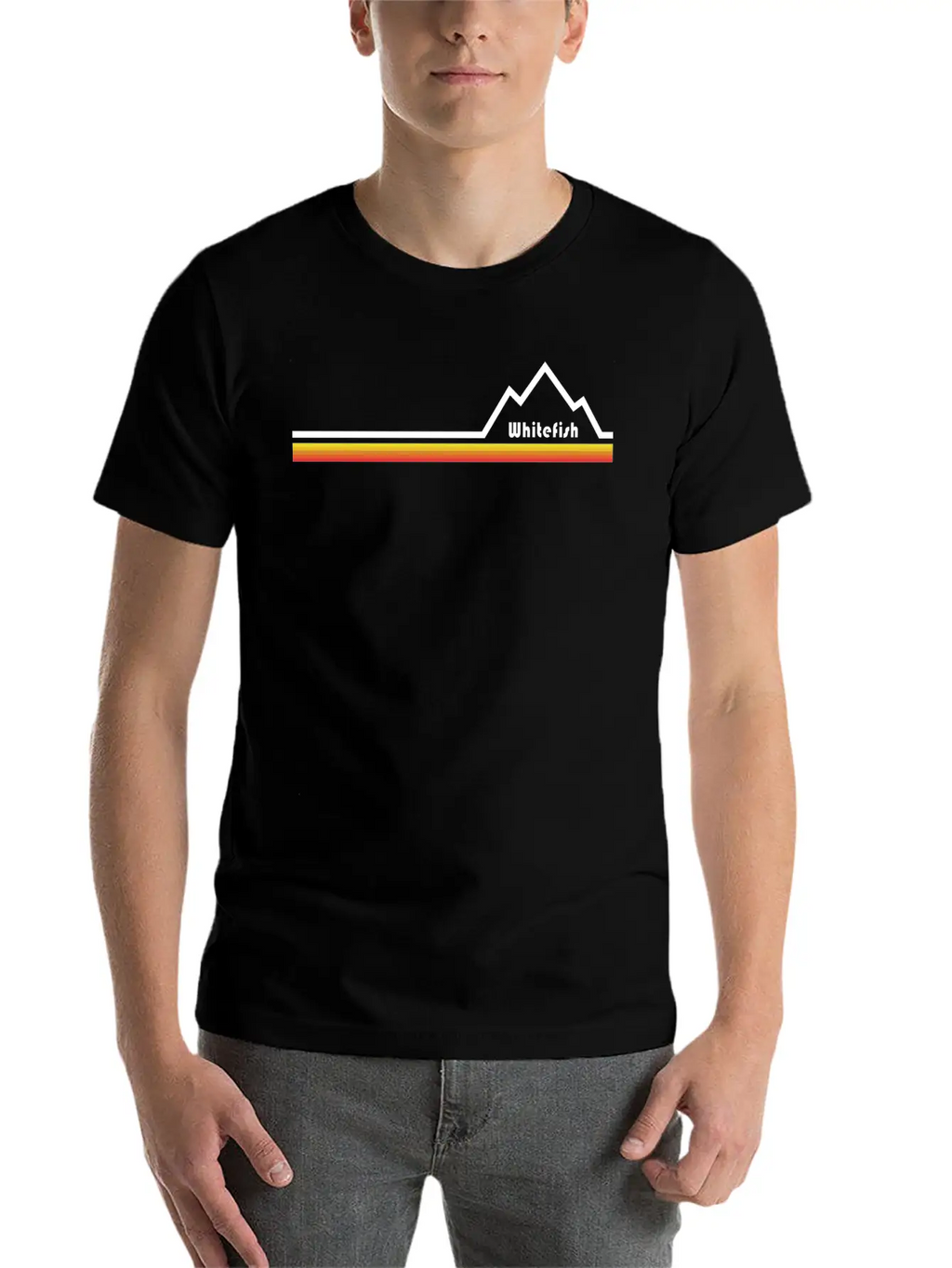Whitefish Montana Relaxed Everyday Tee – Lightweight And Durable Cotton