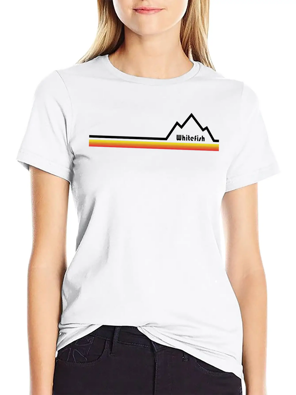 Whitefish Montana Relaxed Everyday Tee – Lightweight And Durable Cotton