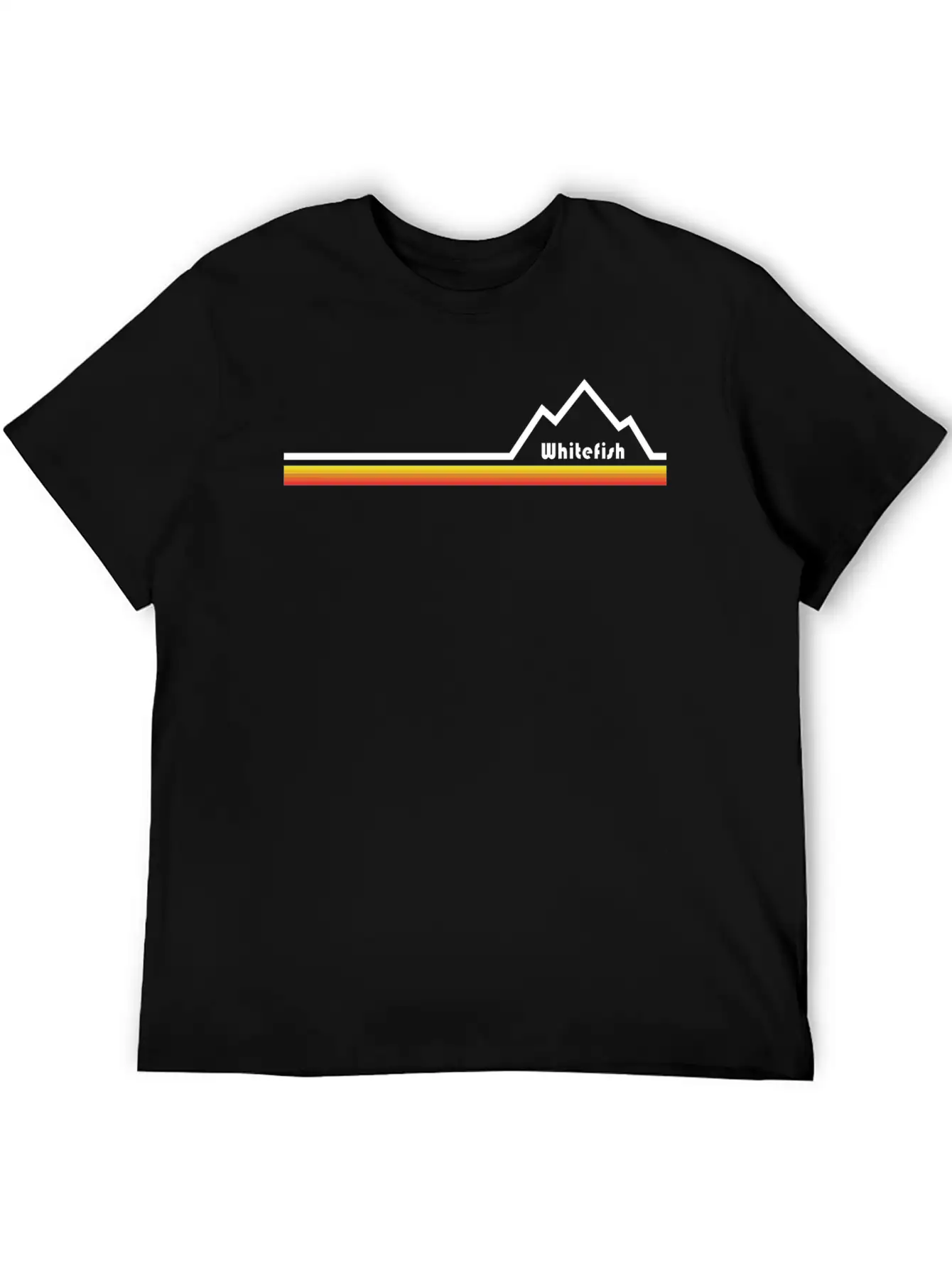Whitefish Montana Relaxed Everyday Tee – Lightweight And Durable Cotton