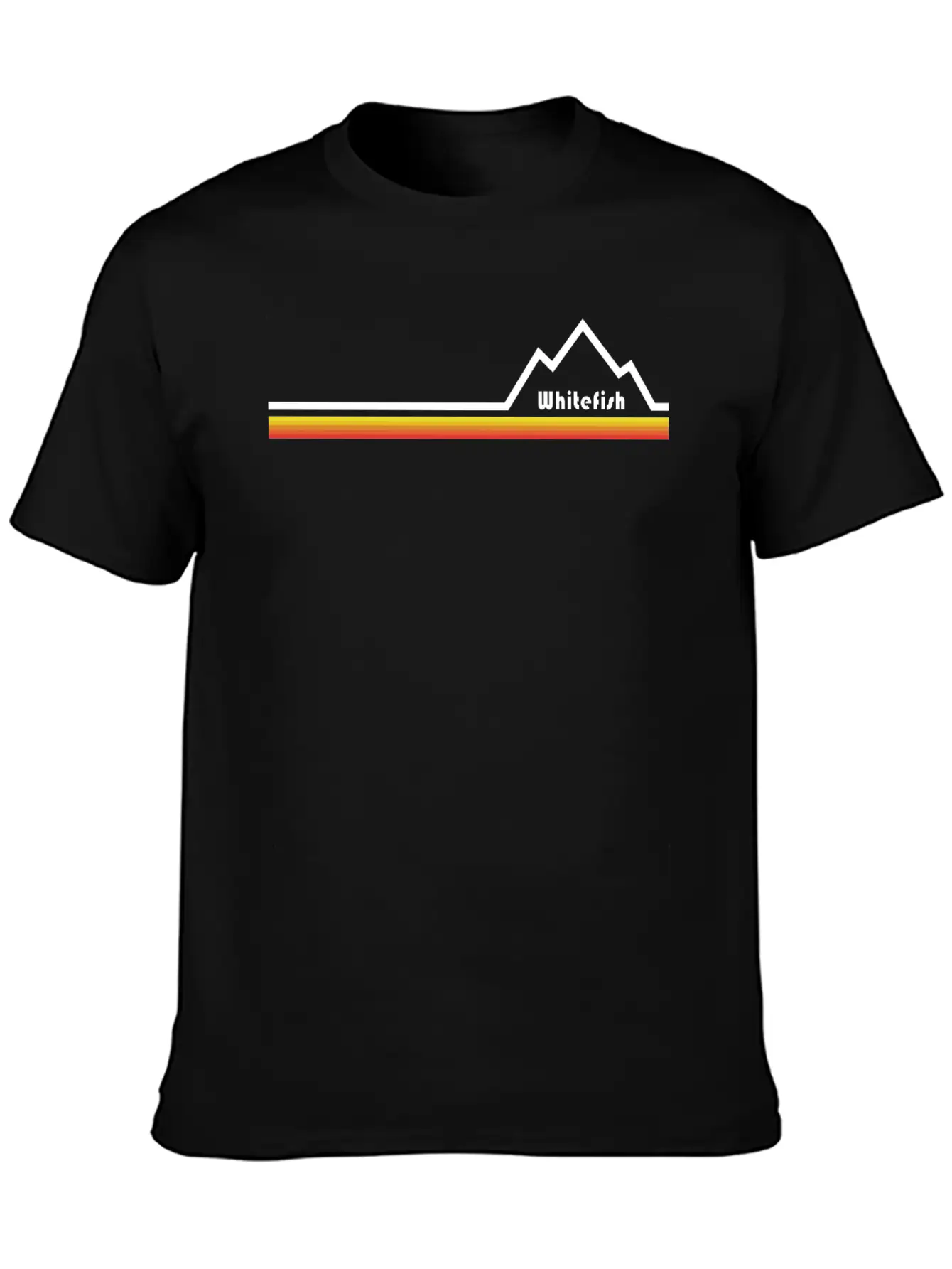 Whitefish Montana Relaxed Everyday Tee – Lightweight And Durable Cotton