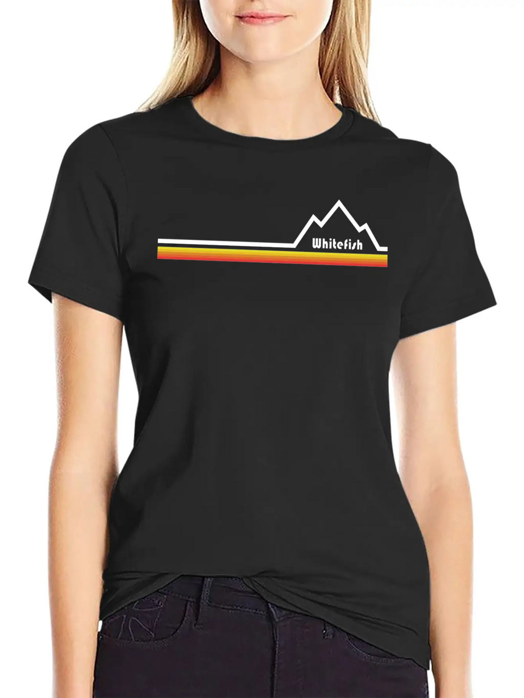 Whitefish Montana Relaxed Everyday Tee – Lightweight And Durable Cotton