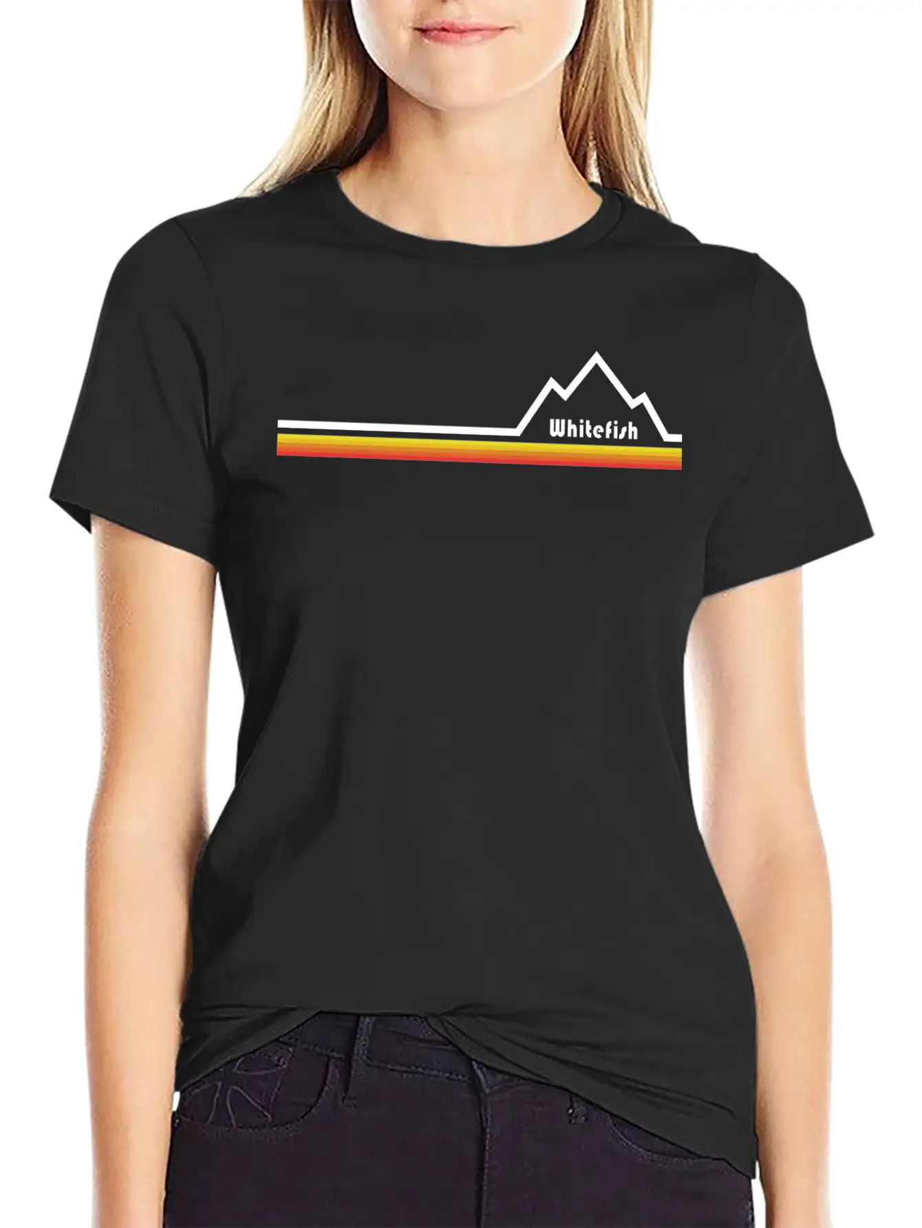 Whitefish Montana Relaxed Everyday Tee – Lightweight And Durable Cotton