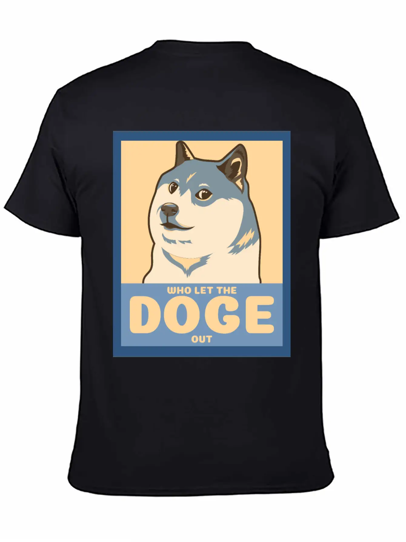 Who Let The Doge Out Timeless Short Sleeve Tee – Comfy And Minimalist Design