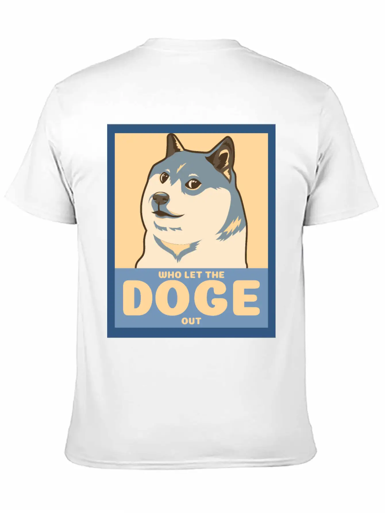 Who Let The Doge Out Timeless Short Sleeve Tee – Comfy And Minimalist Design