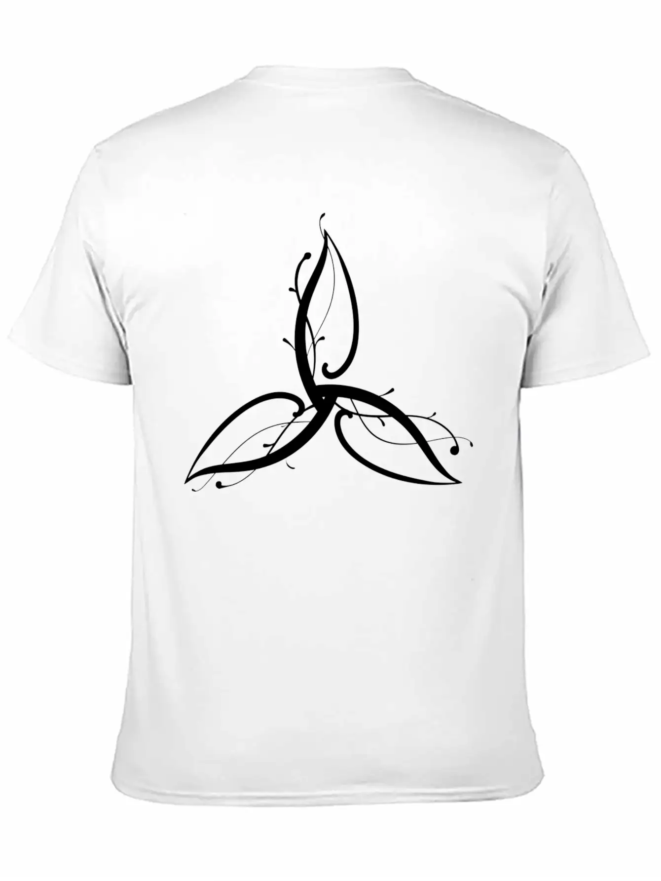 Wicca Art Flower Leaf Relaxed Everyday Tee – Lightweight And Durable Cotton
