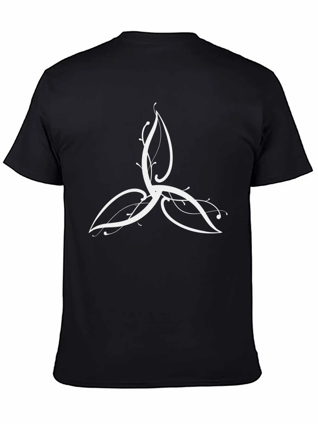 Wicca Art Flower Leaf Relaxed Everyday Tee – Lightweight And Durable Cotton