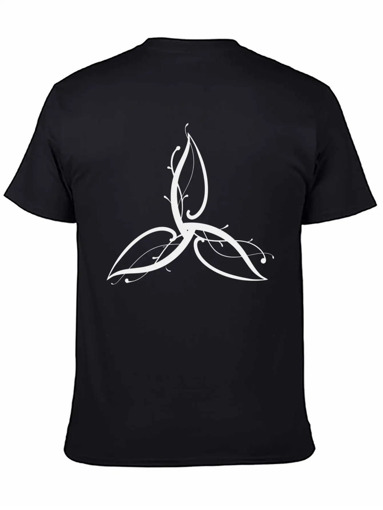 Wicca Art Flower Leaf Relaxed Everyday Tee – Lightweight And Durable Cotton