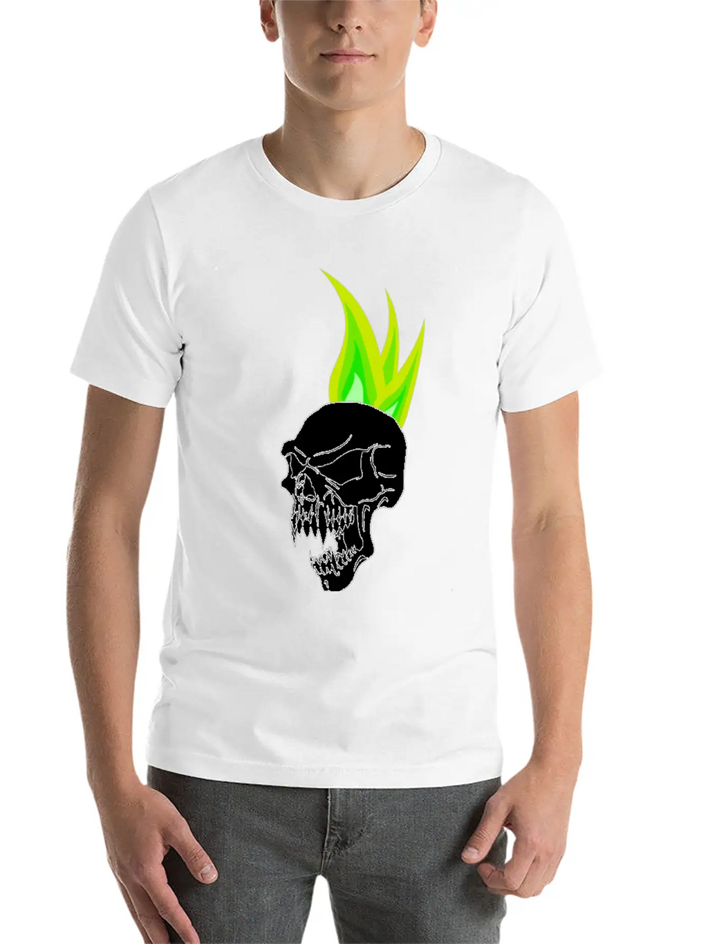 Wicked Teen Punk Skull Stylish Everyday T-Shirt – Unisex Basic Cotton Tee