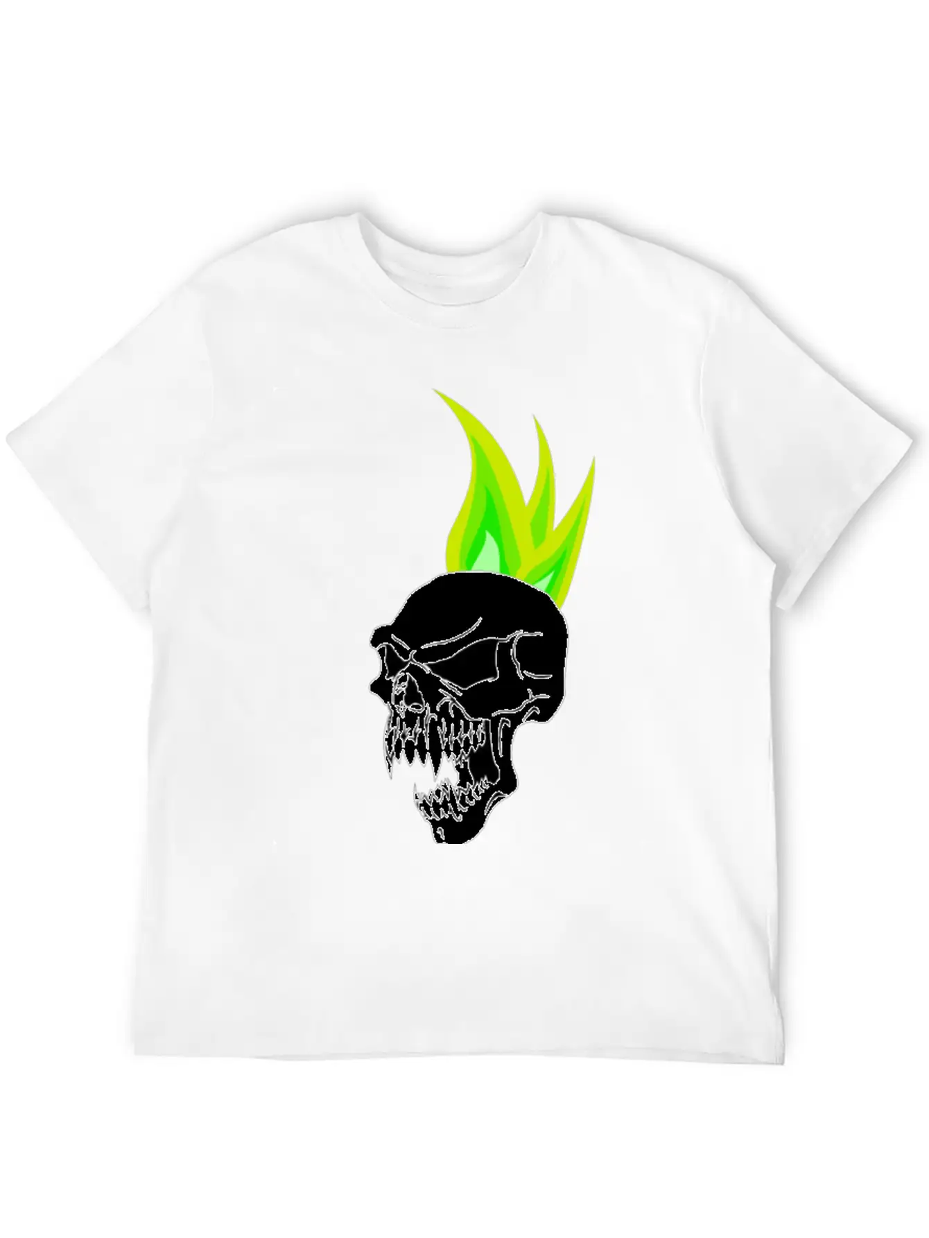 Wicked Teen Punk Skull Stylish Everyday T-Shirt – Unisex Basic Cotton Tee