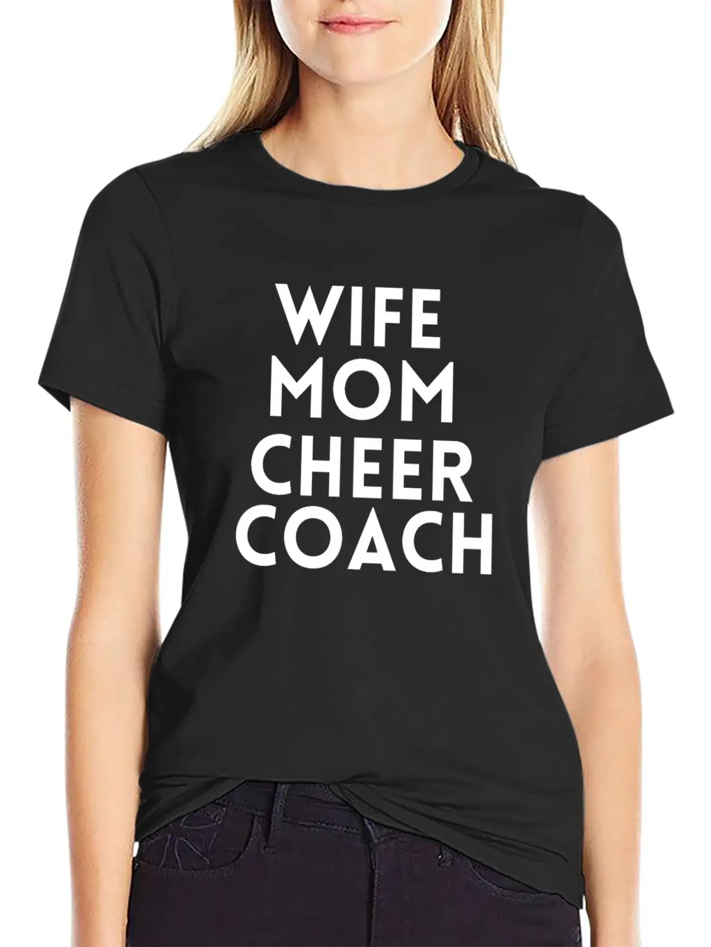 Wife Mom Cheer Coach Essential Cotton Tee For Daily Outfits – Unisex Style