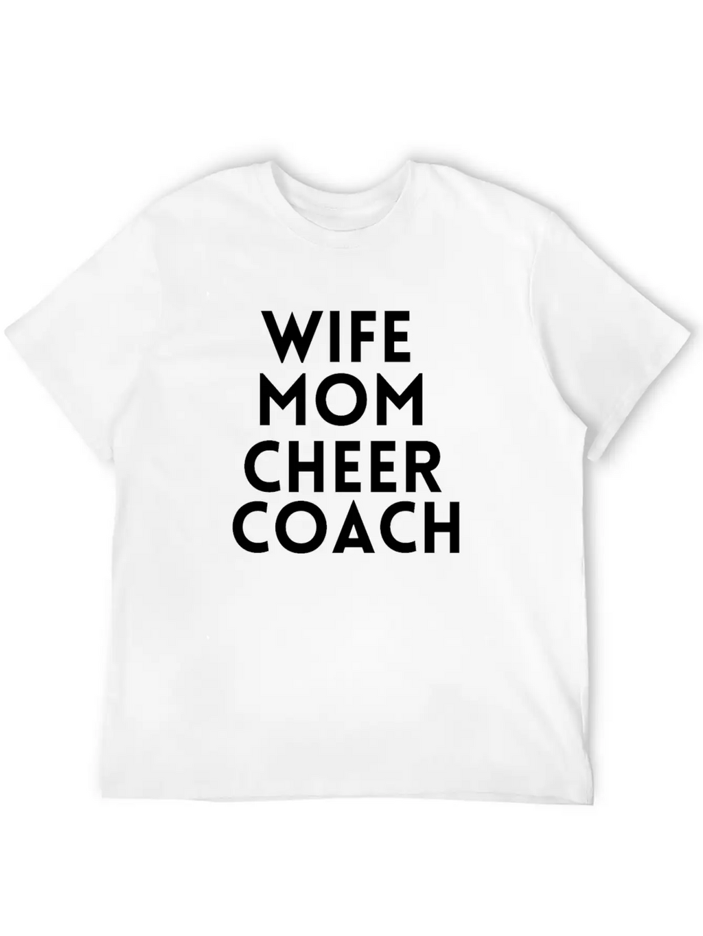 Wife Mom Cheer Coach Essential Cotton Tee For Daily Outfits – Unisex Style