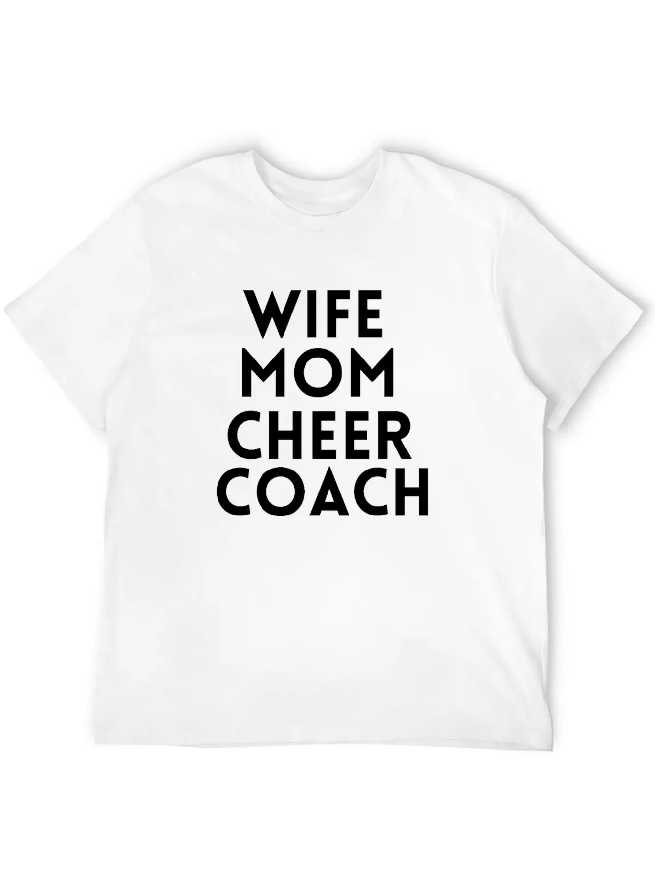 Wife Mom Cheer Coach Essential Cotton Tee For Daily Outfits – Unisex Style