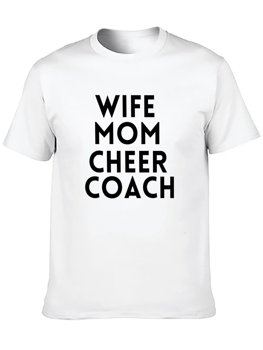 Wife Mom Cheer Coach Essential Cotton Tee For Daily Outfits – Unisex Style