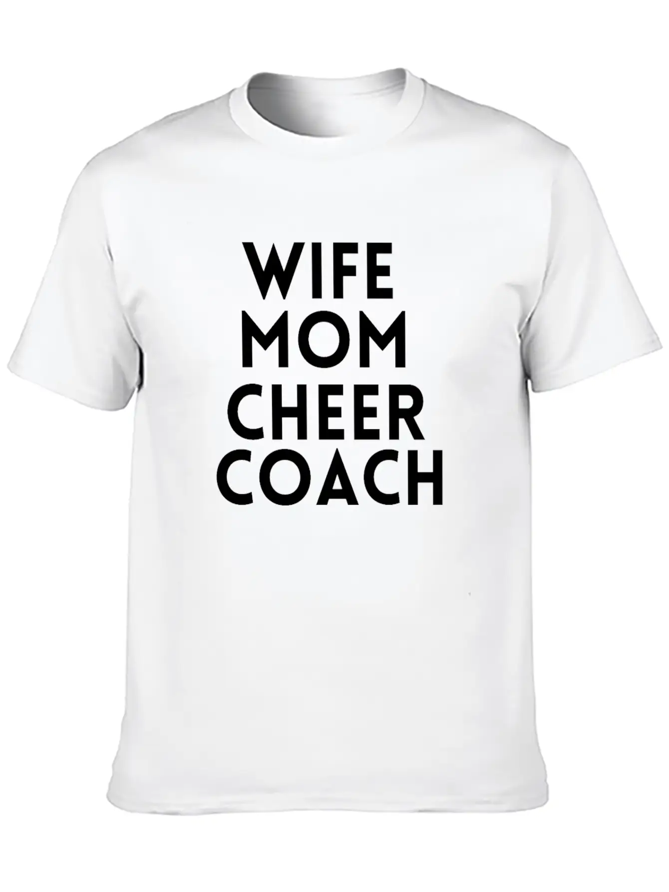 Wife Mom Cheer Coach Essential Cotton Tee For Daily Outfits – Unisex Style