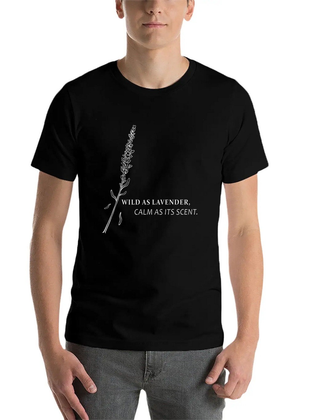 Wild As Lavender, Calm As Its Scent Relaxed Everyday Tee – Lightweight And Durable Cotton