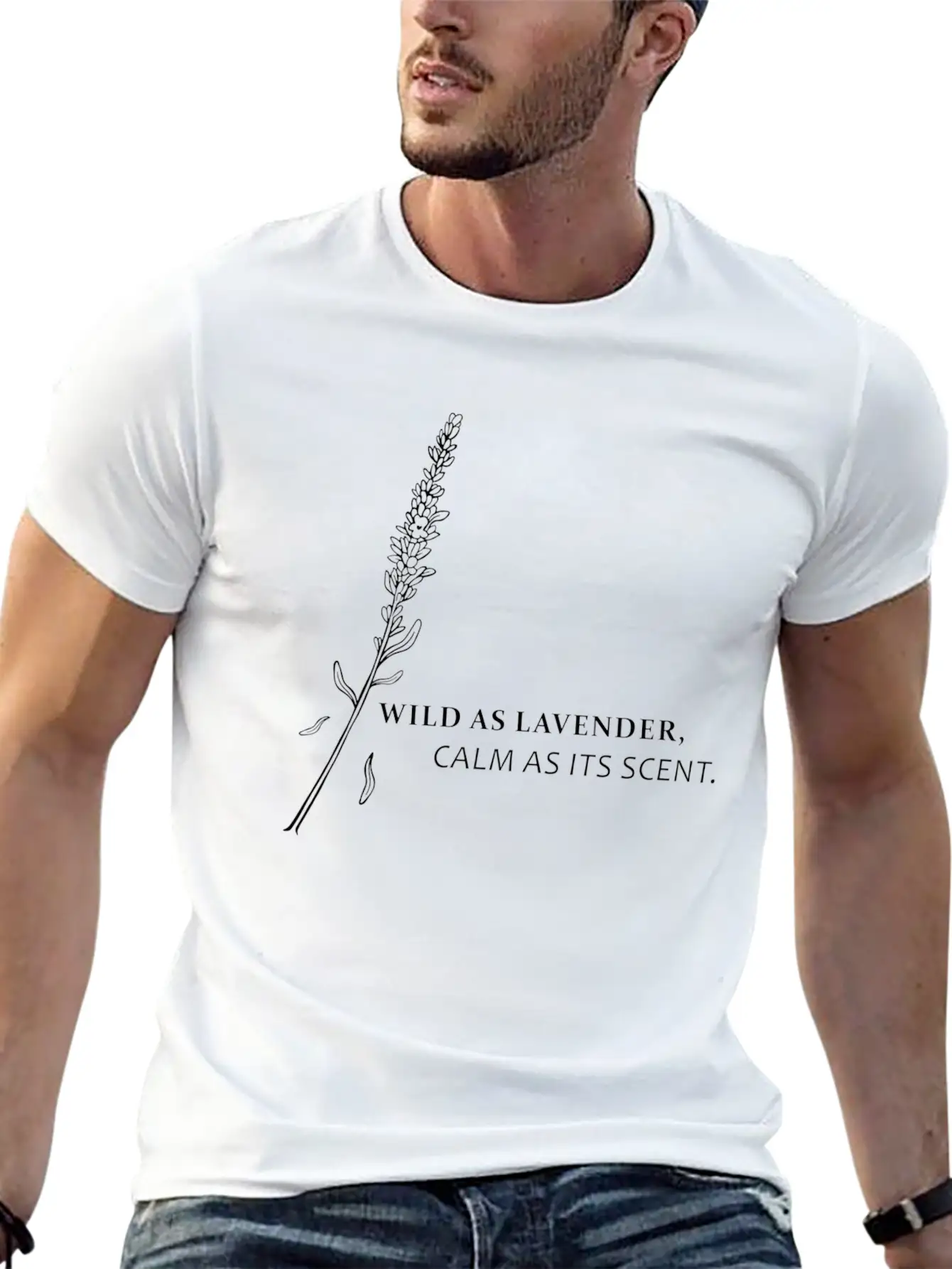 Wild As Lavender, Calm As Its Scent Relaxed Everyday Tee – Lightweight And Durable Cotton