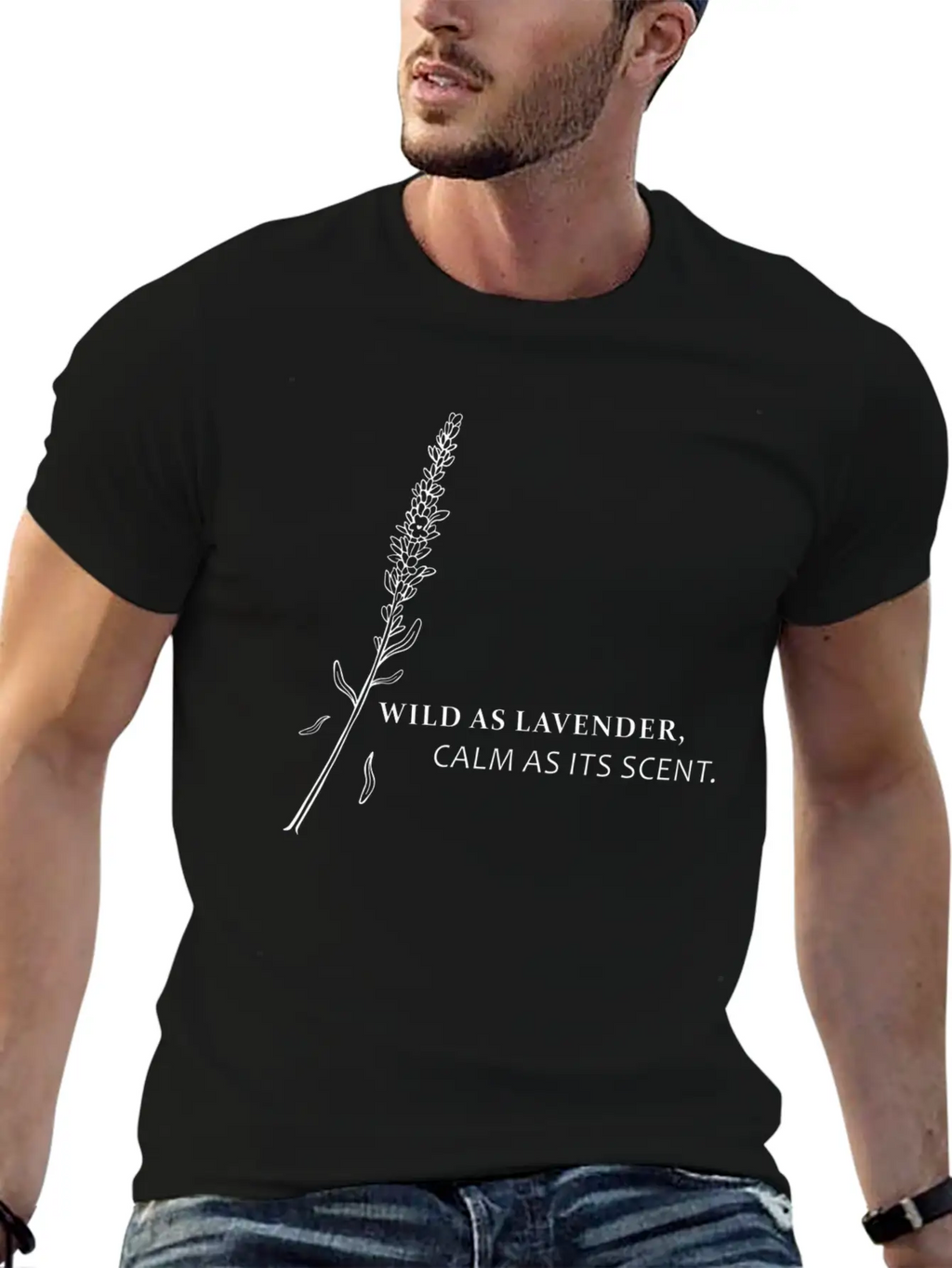 Wild As Lavender, Calm As Its Scent Relaxed Everyday Tee – Lightweight And Durable Cotton