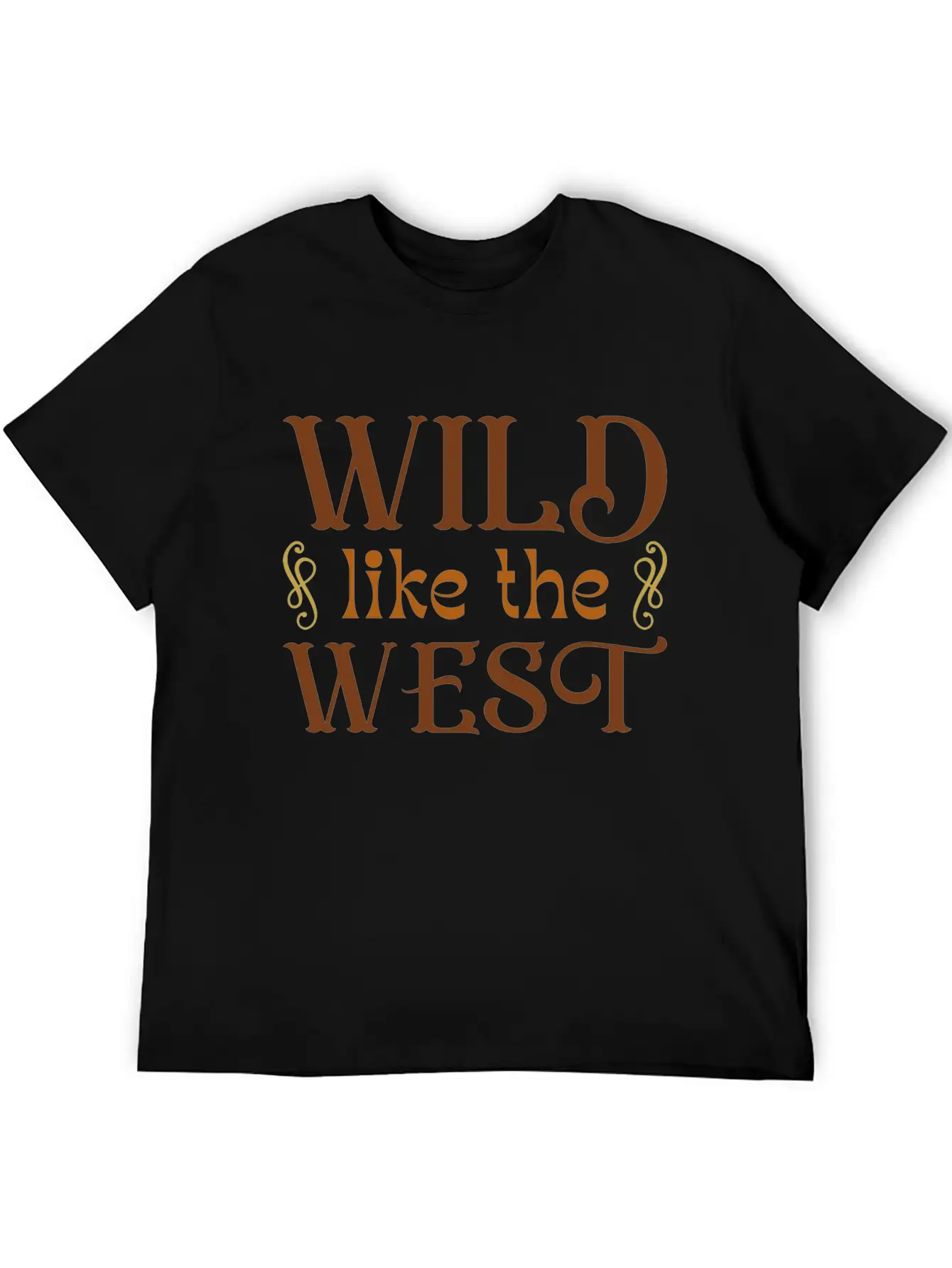 Wild Like The West Timeless Short Sleeve Tee – Comfy And Minimalist Design