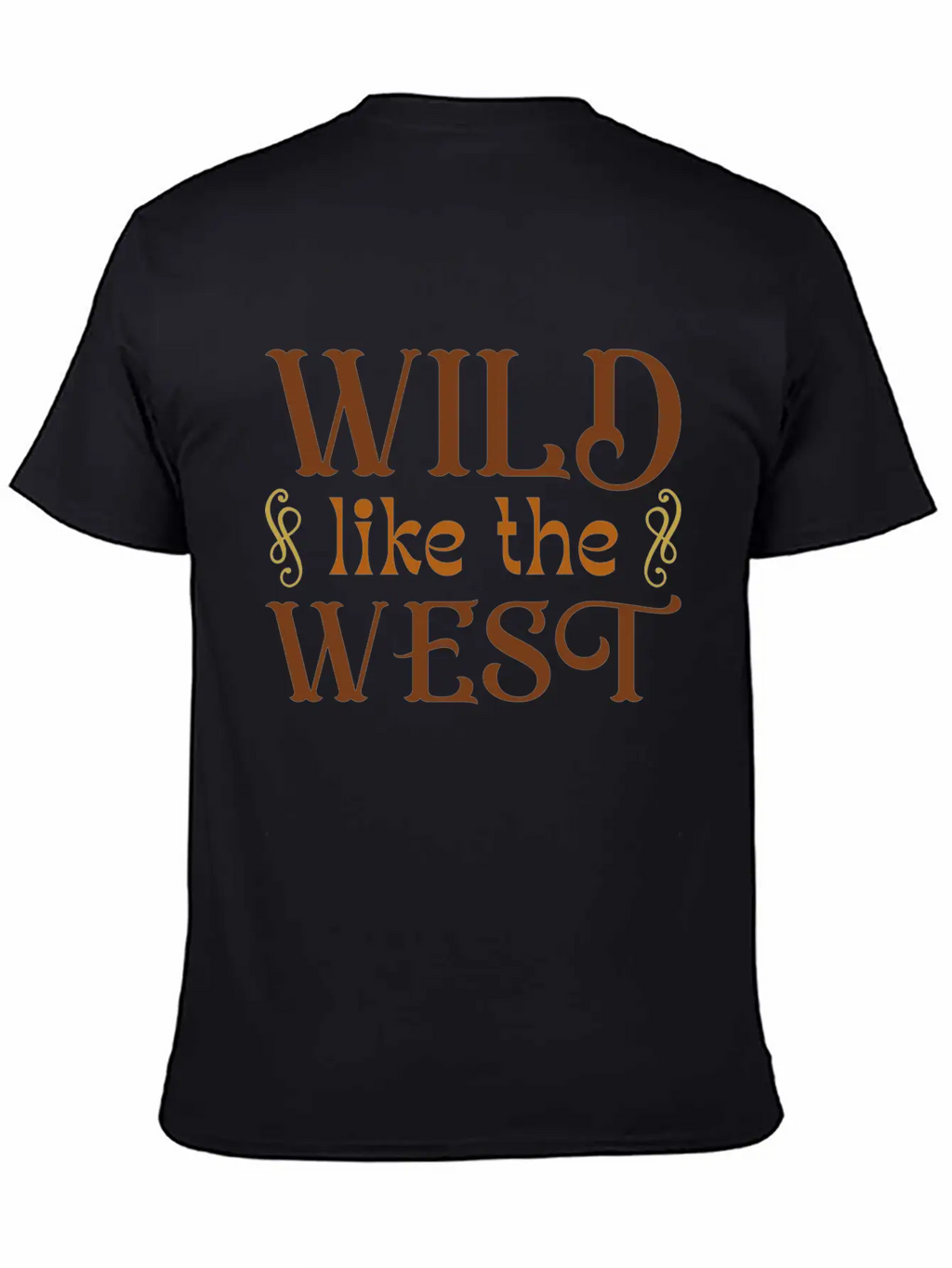 Wild Like The West Timeless Short Sleeve Tee – Comfy And Minimalist Design