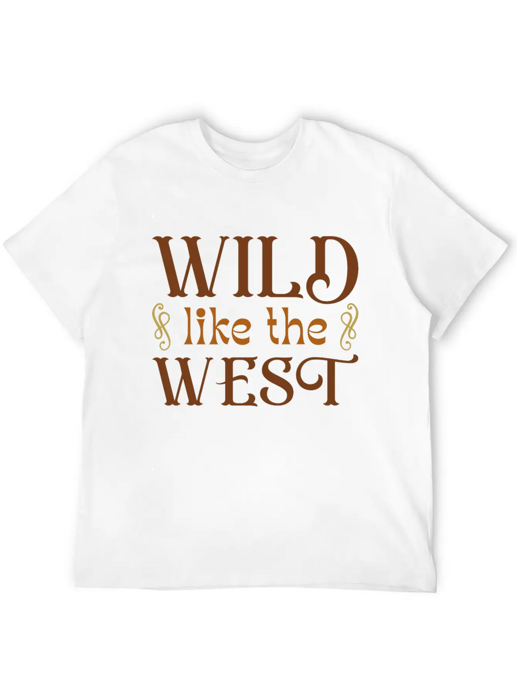 Wild Like The West Timeless Short Sleeve Tee – Comfy And Minimalist Design