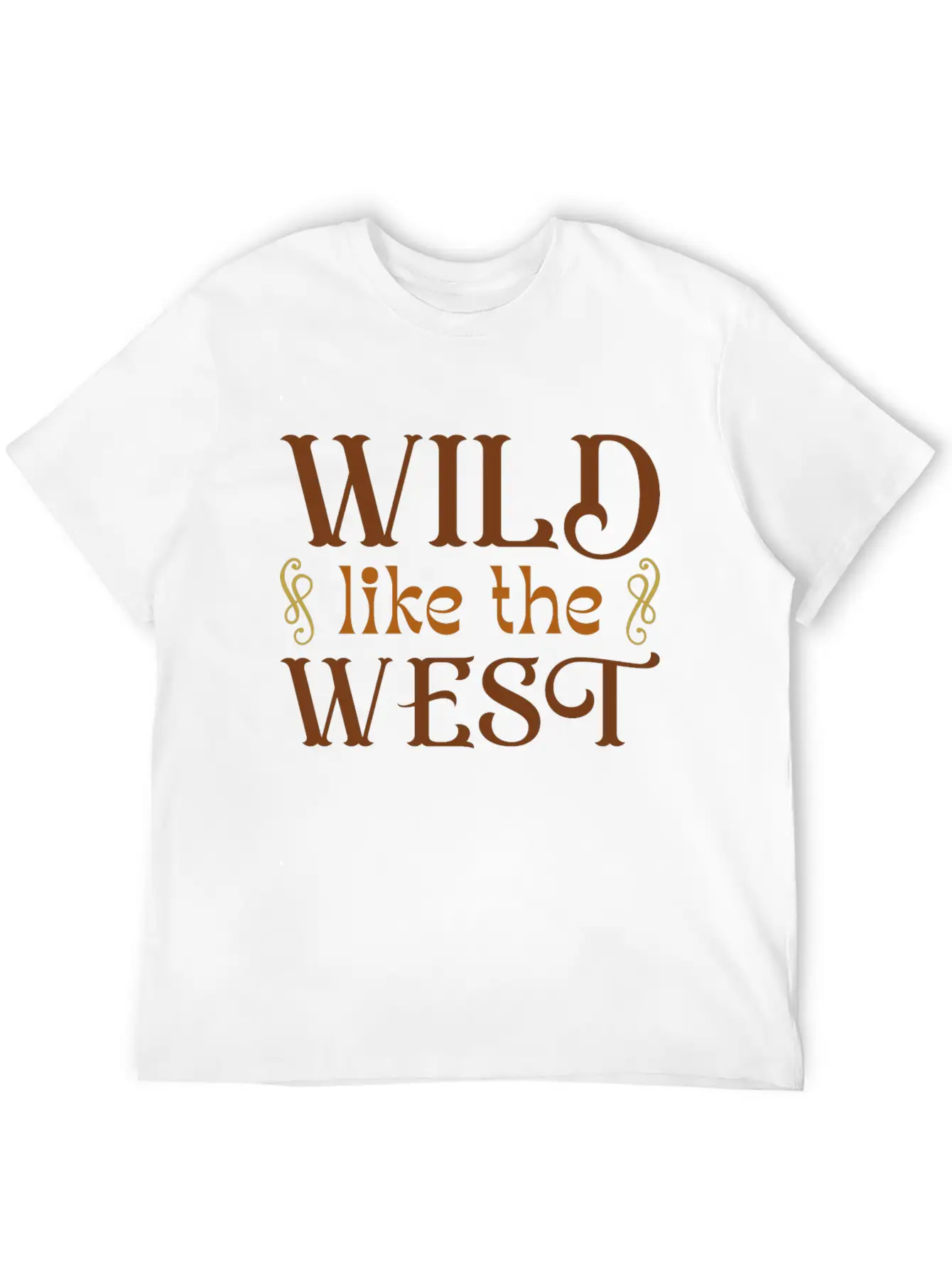Wild Like The West Timeless Short Sleeve Tee – Comfy And Minimalist Design