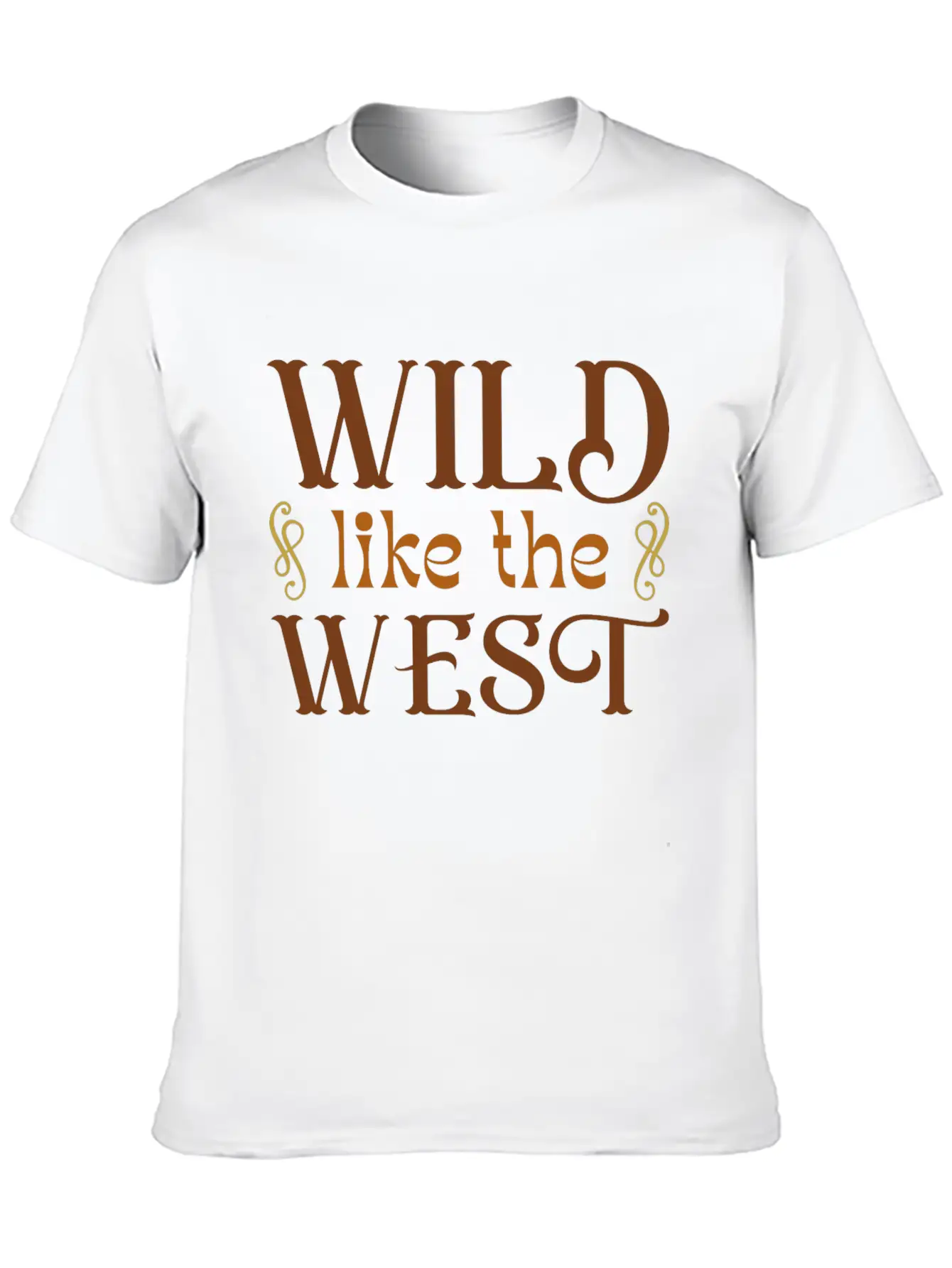 Wild Like The West Timeless Short Sleeve Tee – Comfy And Minimalist Design