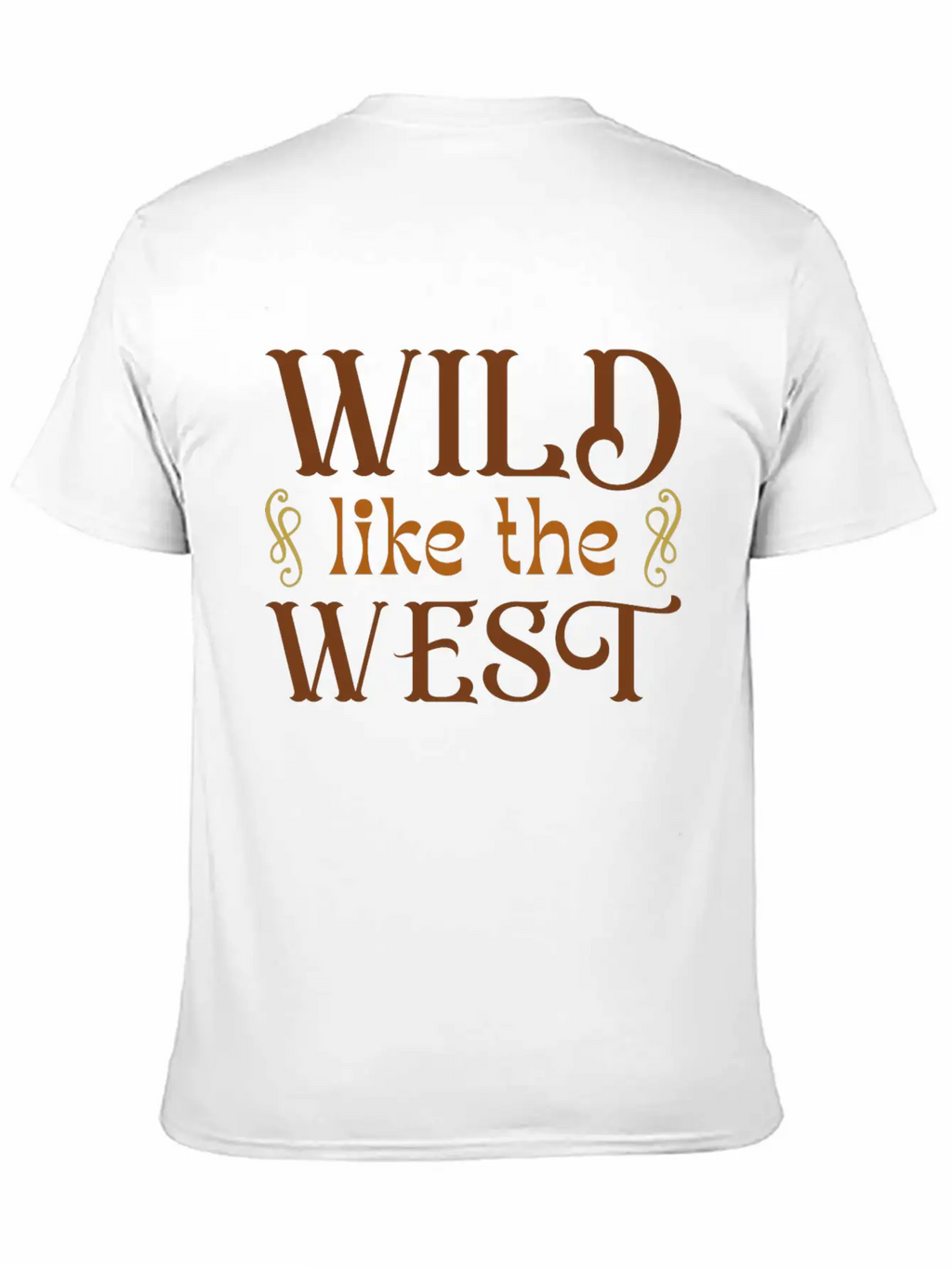 Wild Like The West Timeless Short Sleeve Tee – Comfy And Minimalist Design