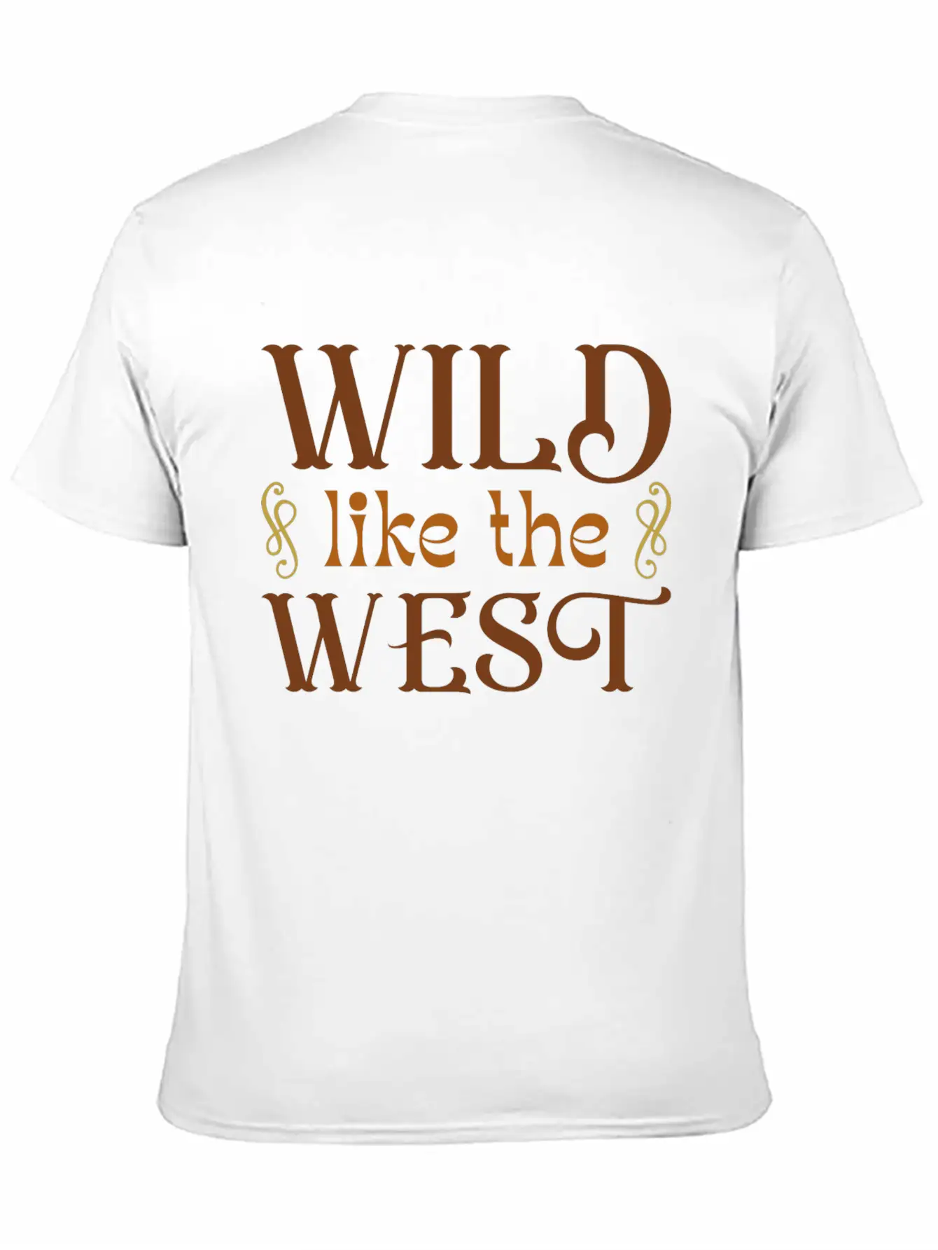 Wild Like The West Timeless Short Sleeve Tee – Comfy And Minimalist Design