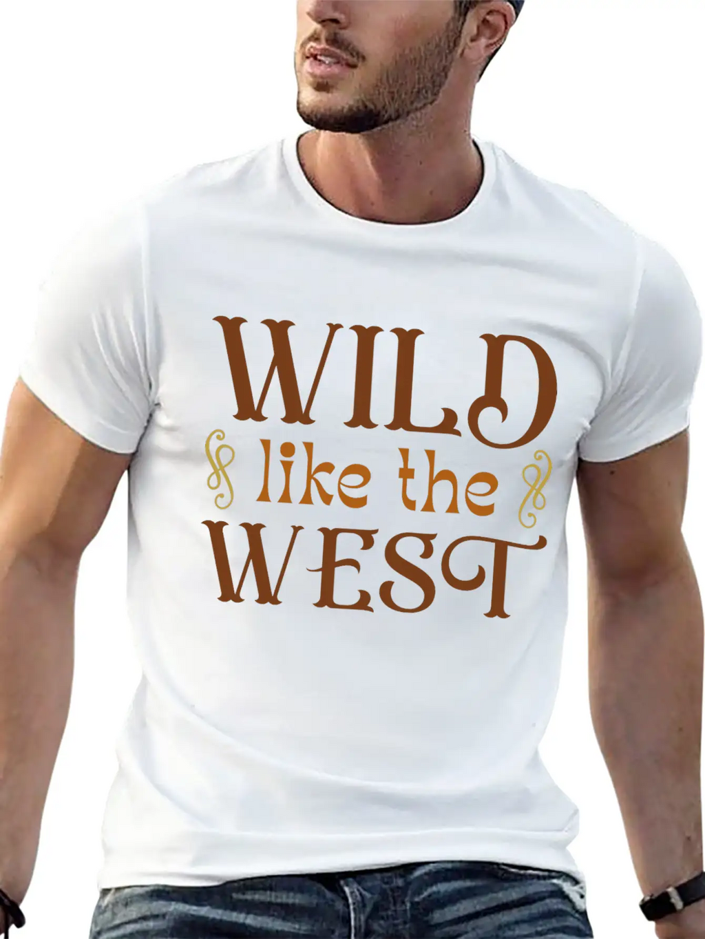 Wild Like The West Timeless Short Sleeve Tee – Comfy And Minimalist Design