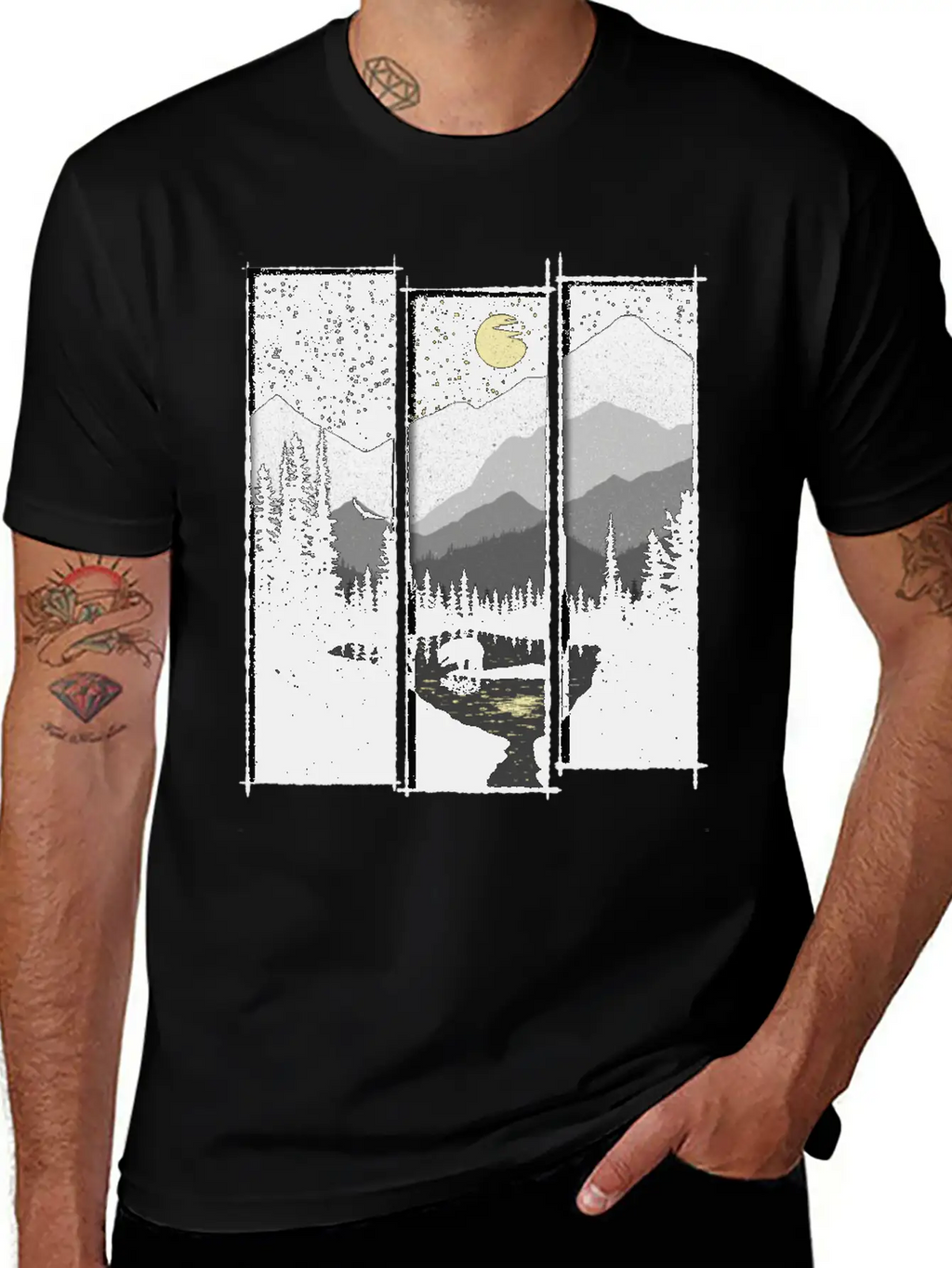 Wild Moon Unisex Casual T-Shirt – Clean Design For Daily Comfort