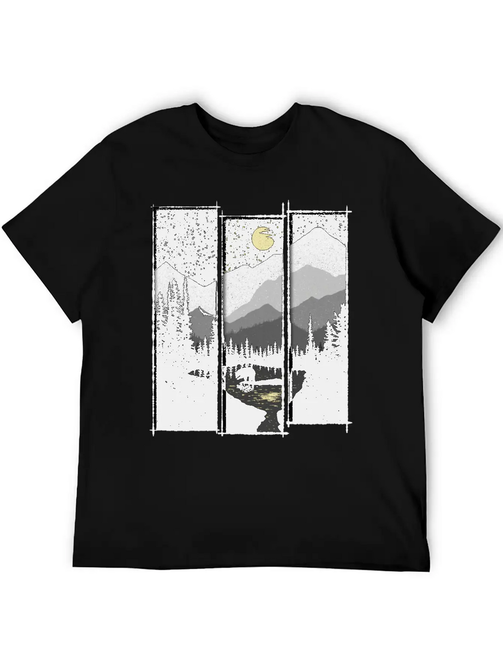 Wild Moon Unisex Casual T-Shirt – Clean Design For Daily Comfort