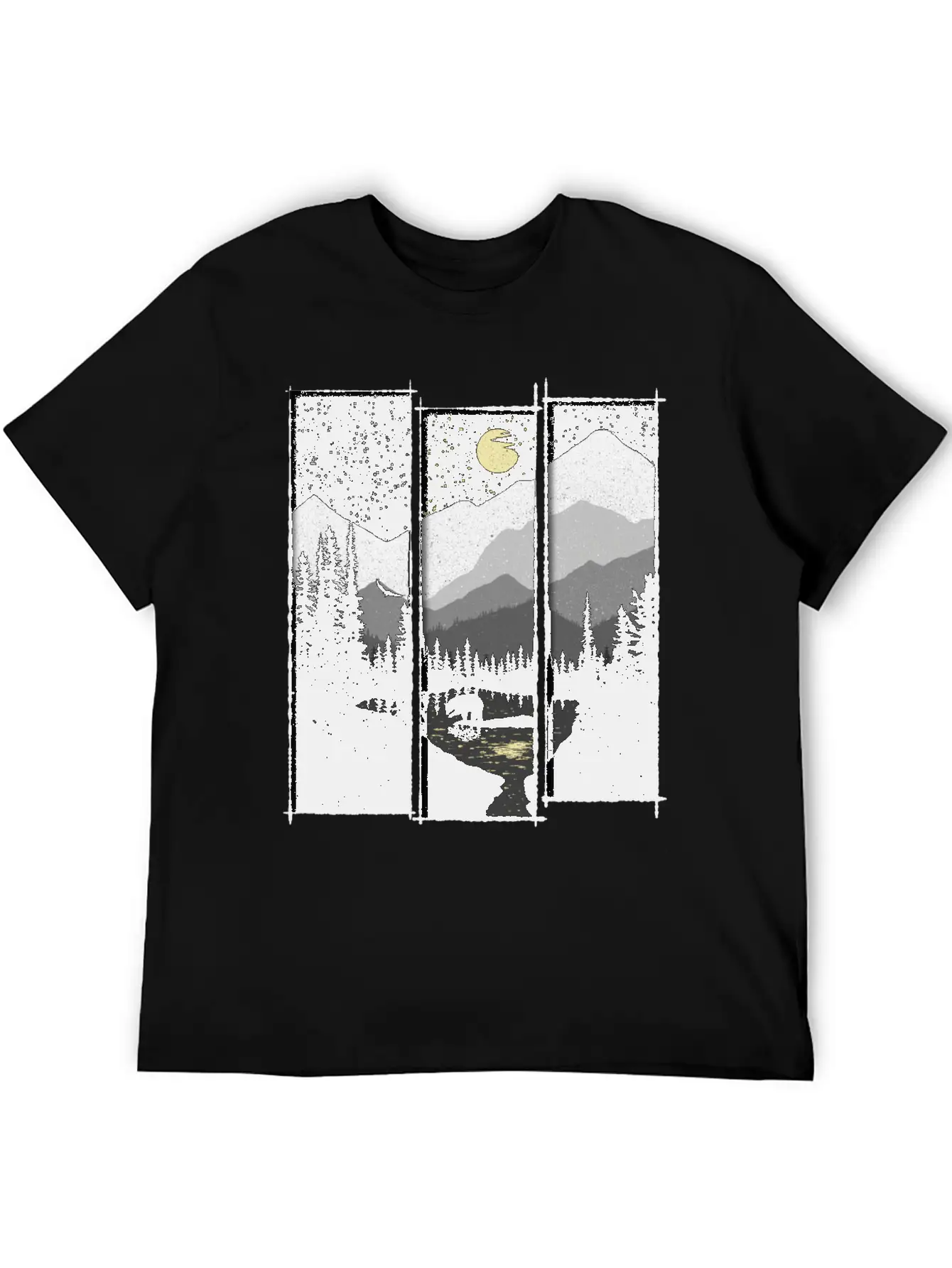Wild Moon Unisex Casual T-Shirt – Clean Design For Daily Comfort