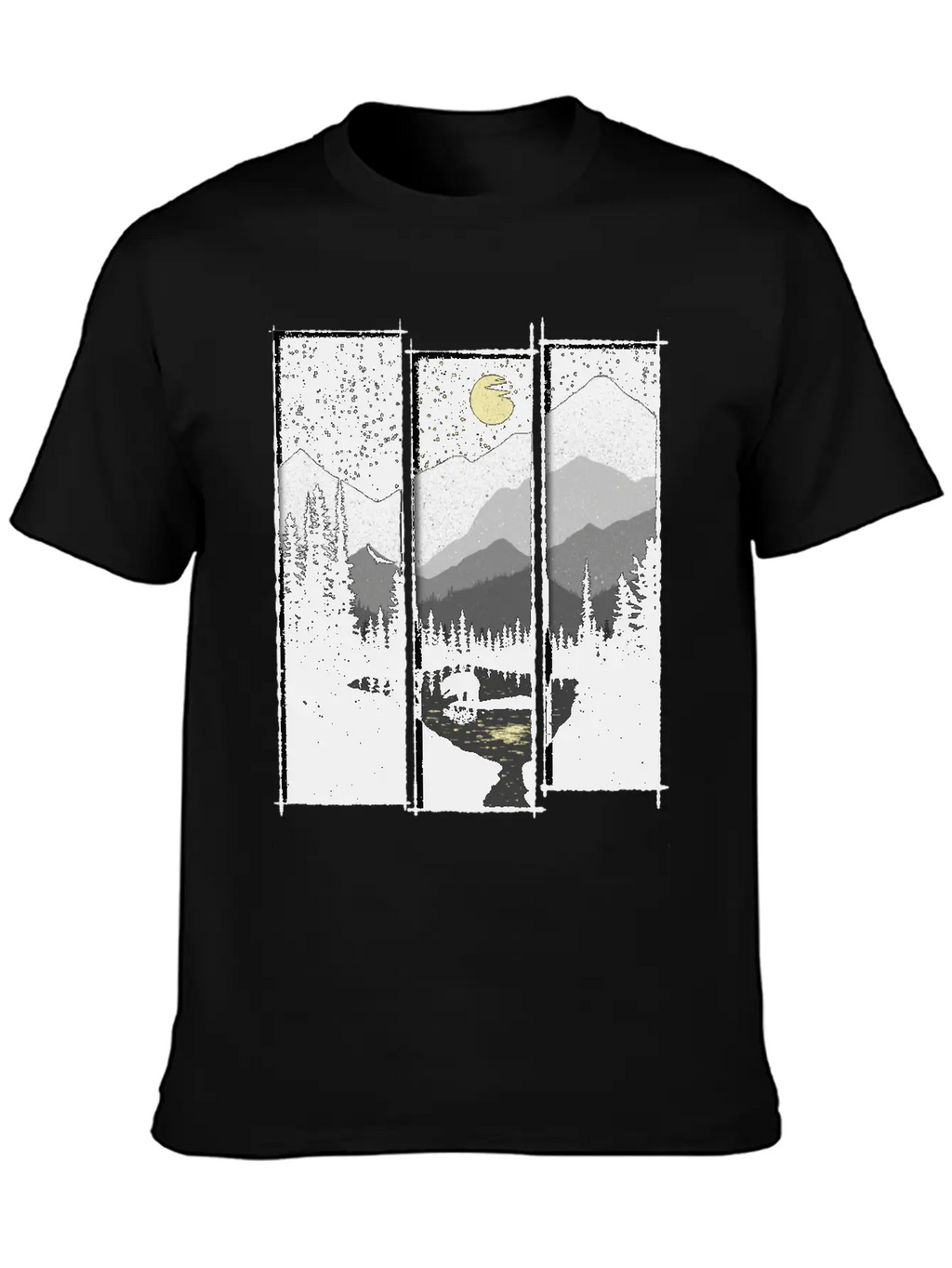 Wild Moon Unisex Casual T-Shirt – Clean Design For Daily Comfort