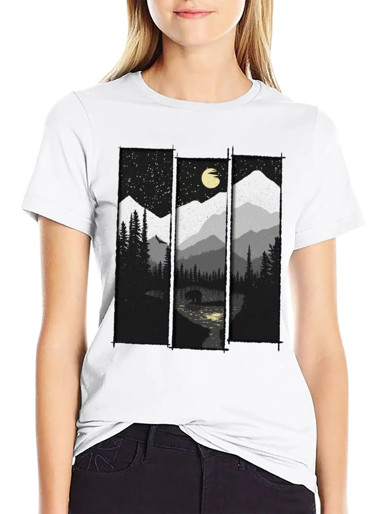 Wild Moon Unisex Casual T-Shirt – Clean Design For Daily Comfort