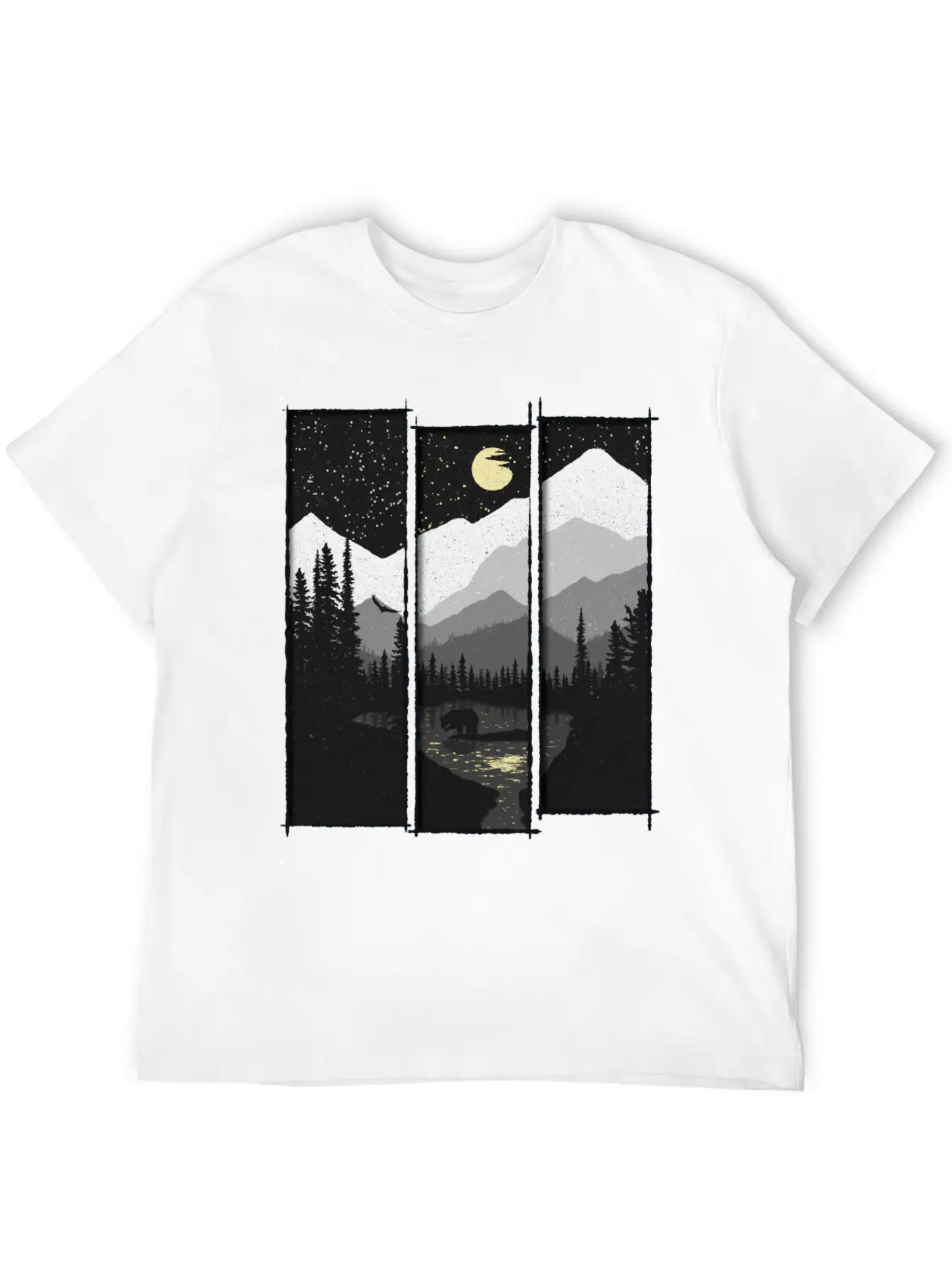 Wild Moon Unisex Casual T-Shirt – Clean Design For Daily Comfort