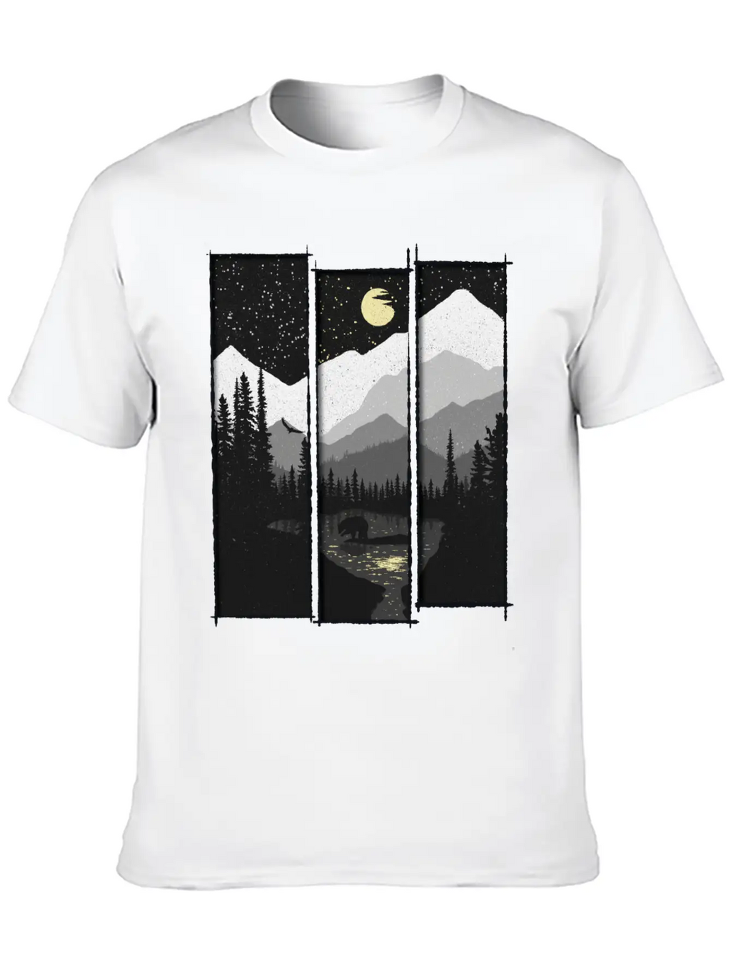Wild Moon Unisex Casual T-Shirt – Clean Design For Daily Comfort