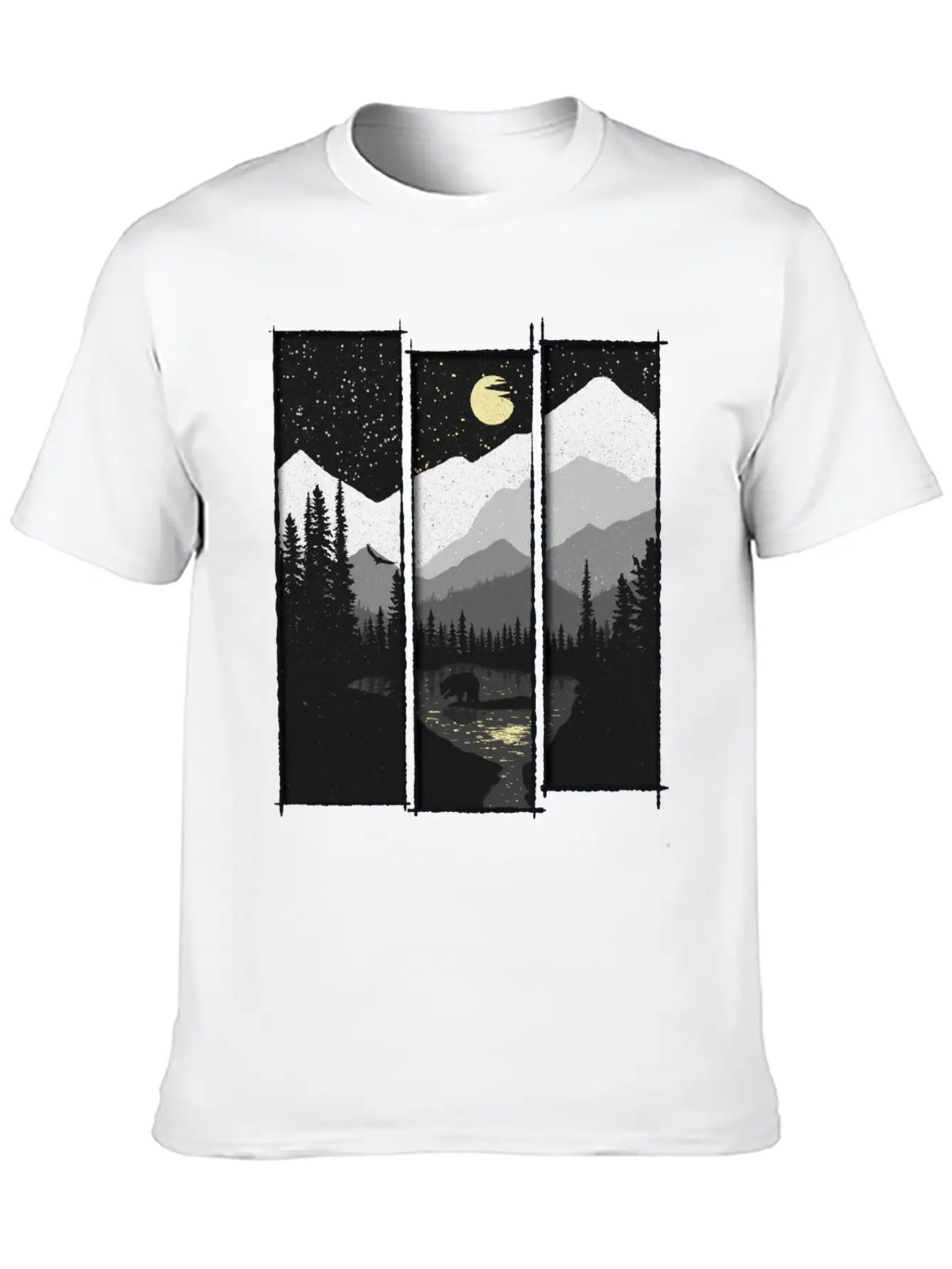 Wild Moon Unisex Casual T-Shirt – Clean Design For Daily Comfort