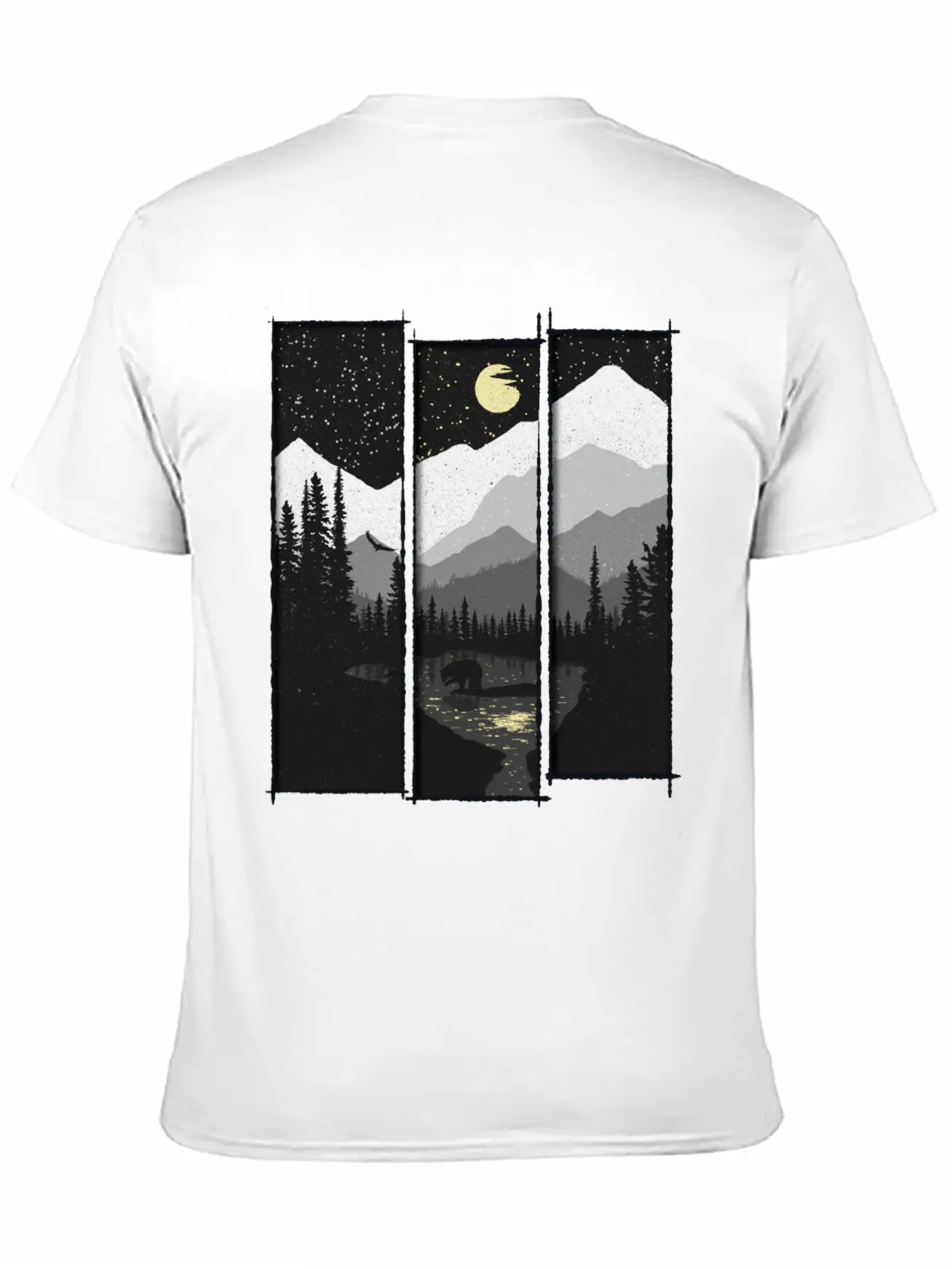 Wild Moon Unisex Casual T-Shirt – Clean Design For Daily Comfort