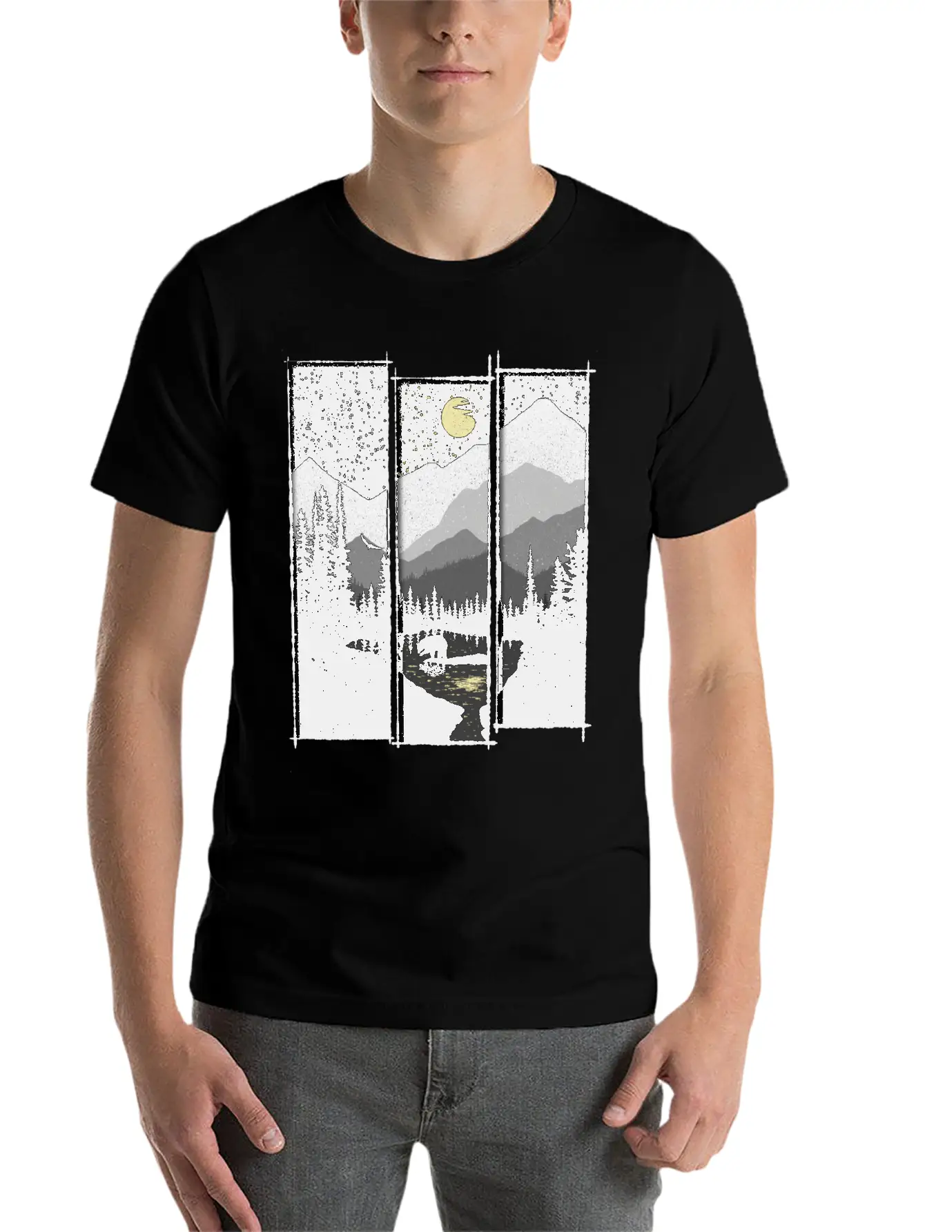 Wild Moon Unisex Casual T-Shirt – Clean Design For Daily Comfort